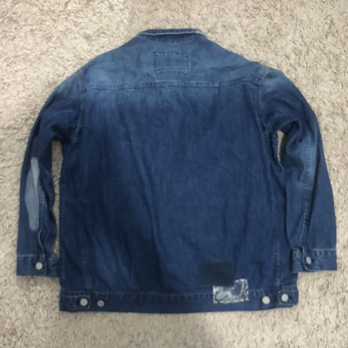 Japanese Brand Focus blue denim jacket military pocket Size US XS / EU 42 / 0 - 2 Thumbnail