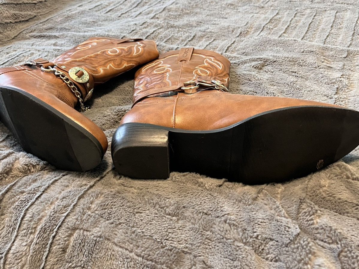 Other Vintage Brown Cowboy Boots with Details Size US 11 / IT 41 - 3 Thumbnail