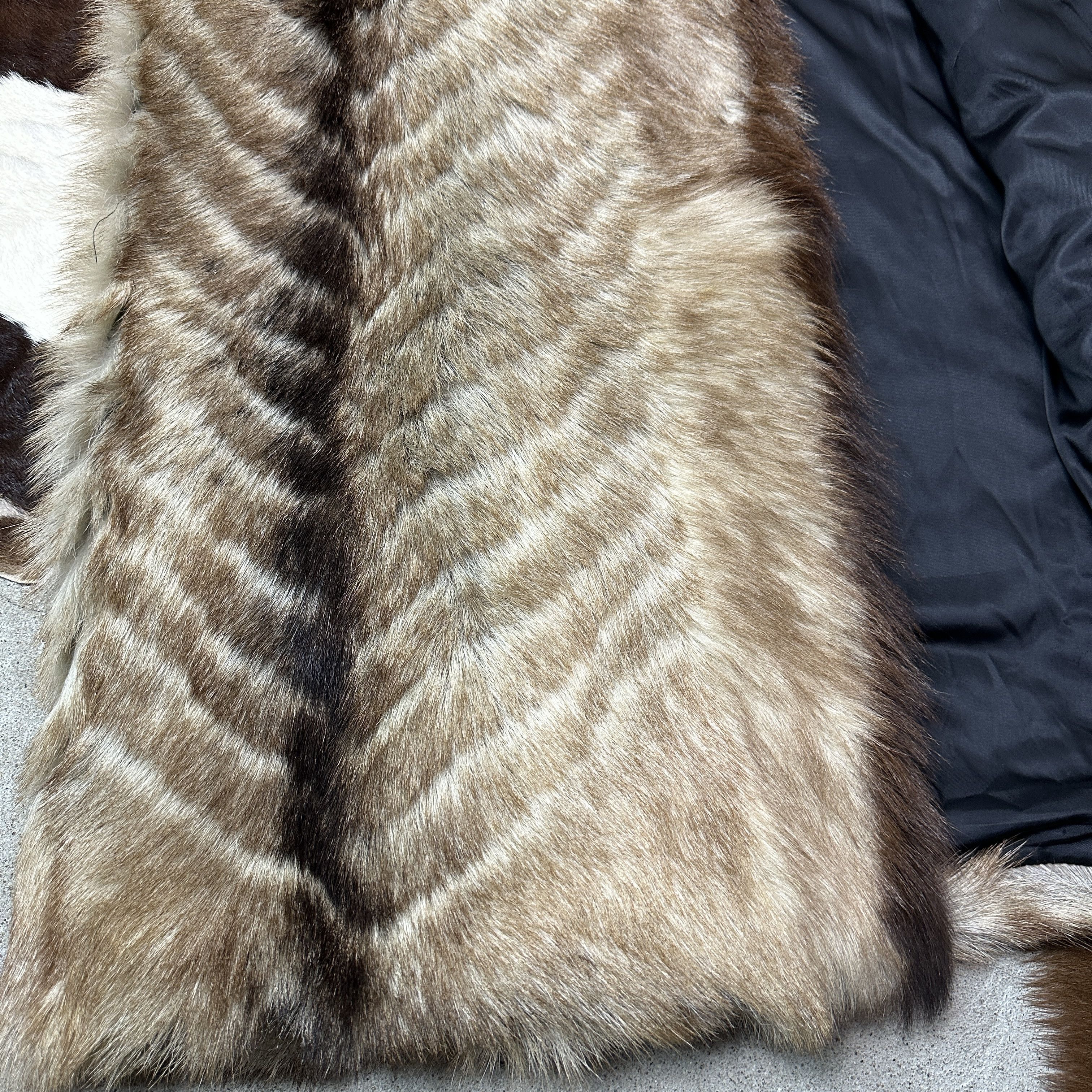 Vintage Vintage Old Money Maxi Real Fur Long Coat 90s Size L / US 10 / IT 46 - 4 Thumbnail