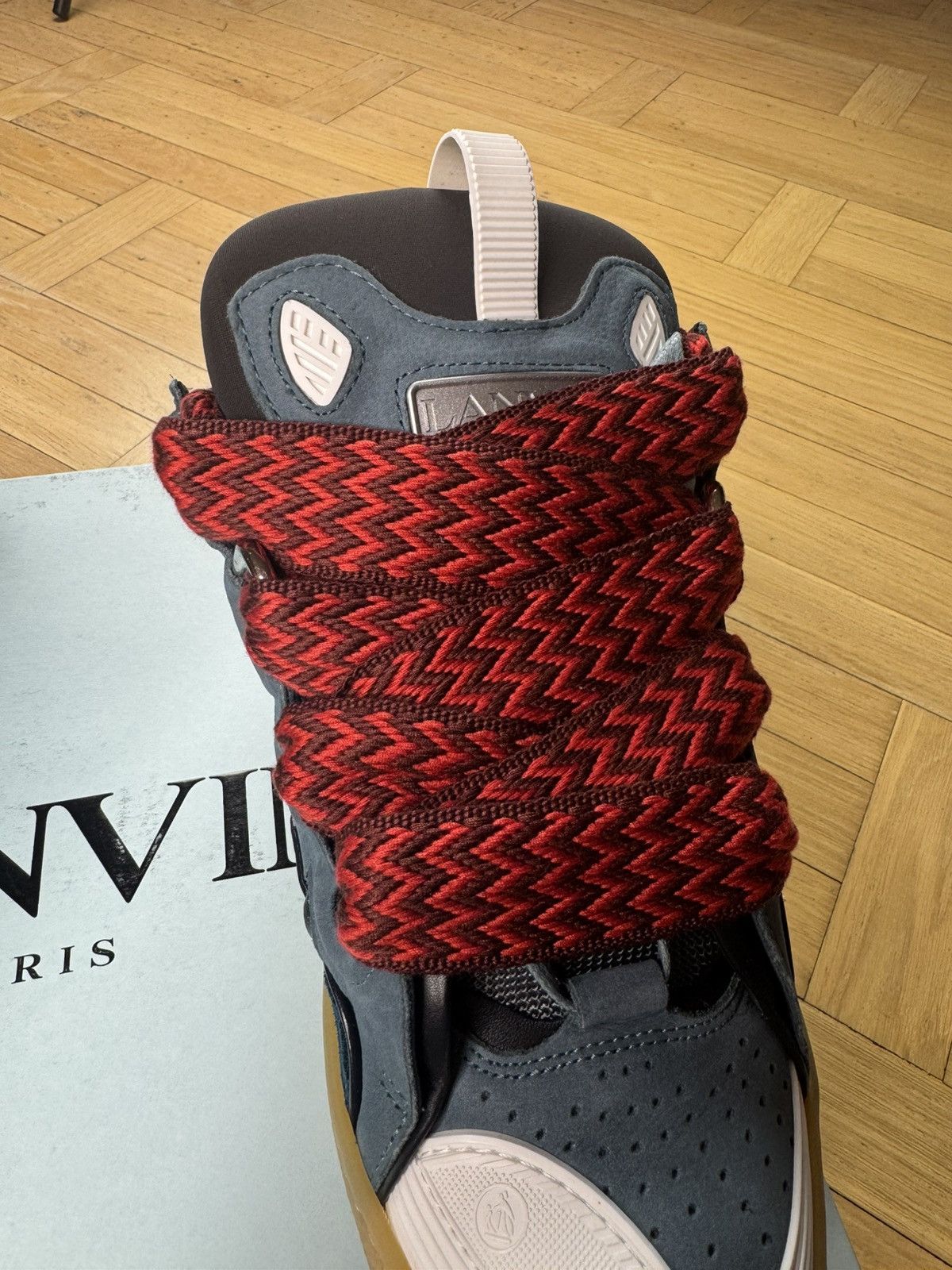 Lanvin LANVIN CURB MULTICOLOR SNEAKERS Size US 9 / EU 42 - 6 Thumbnail