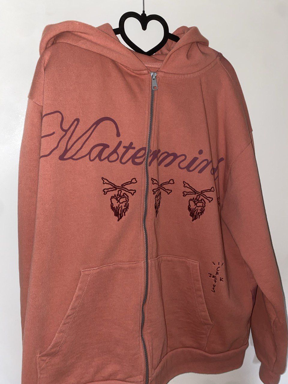 Mastermind x Travis Scott Skull Peach Hoodie