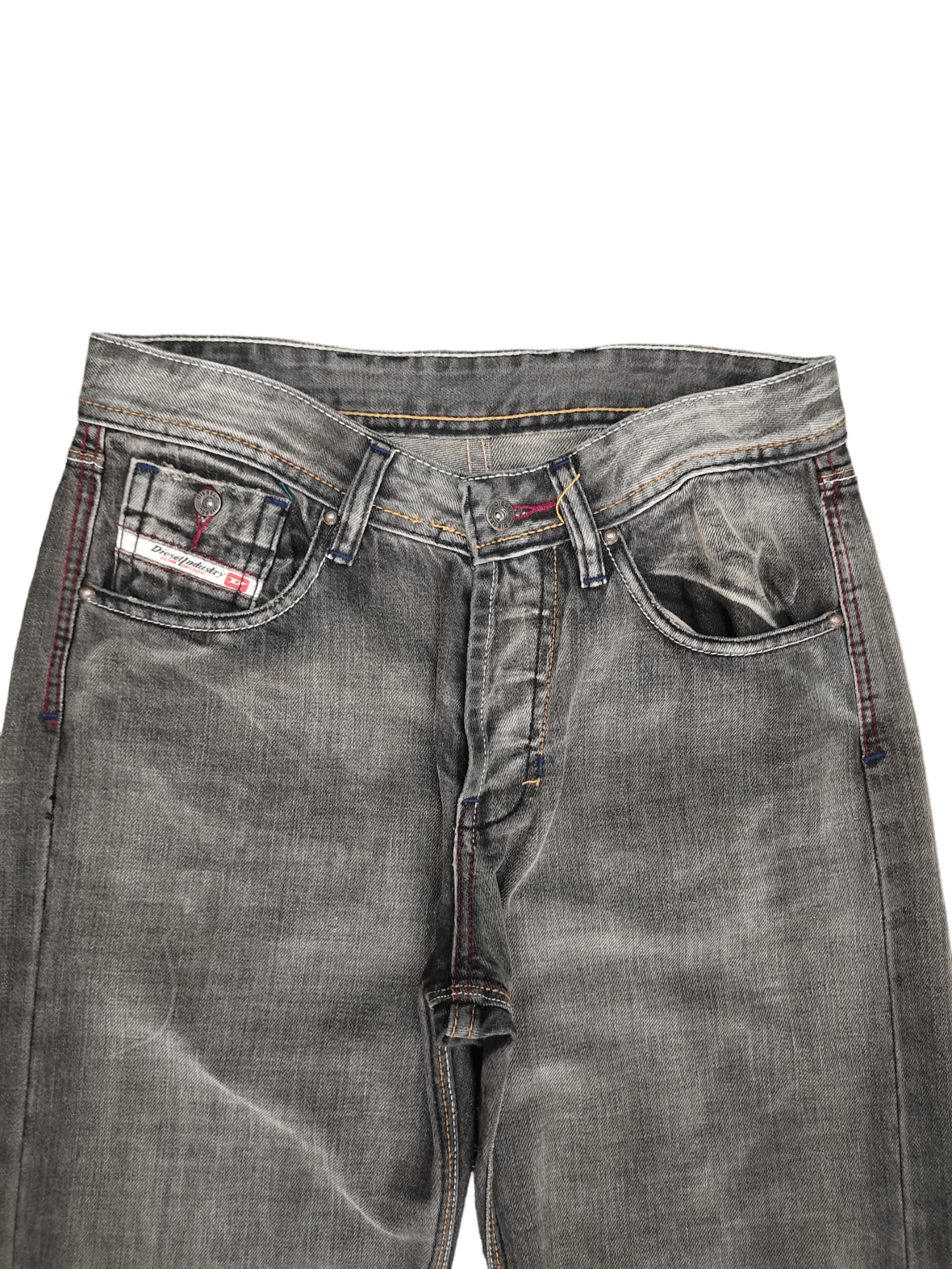 Diesel Wide Leg Jeans Diesel Stone Wash Denim Loose Y2k Streetwear Size US 31 - 10 Thumbnail