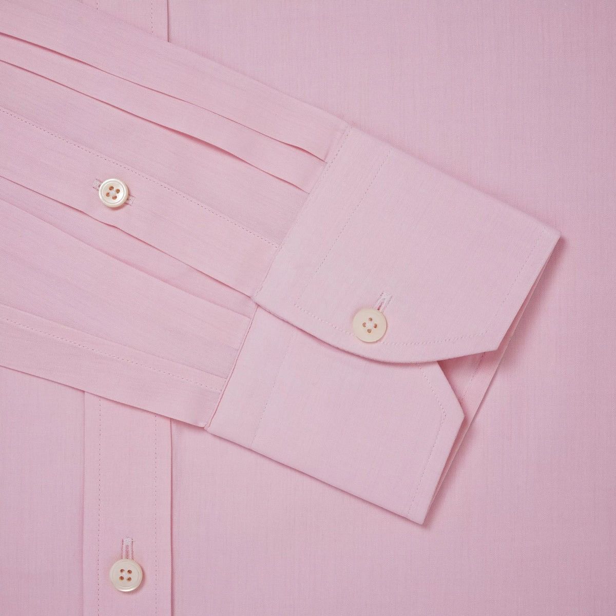Thomas Pink Thomas Pink Tailored Fit Men's Dress Shirt Pink Long Sleeve Size US M / EU 48-50 / 2 - 2 Thumbnail