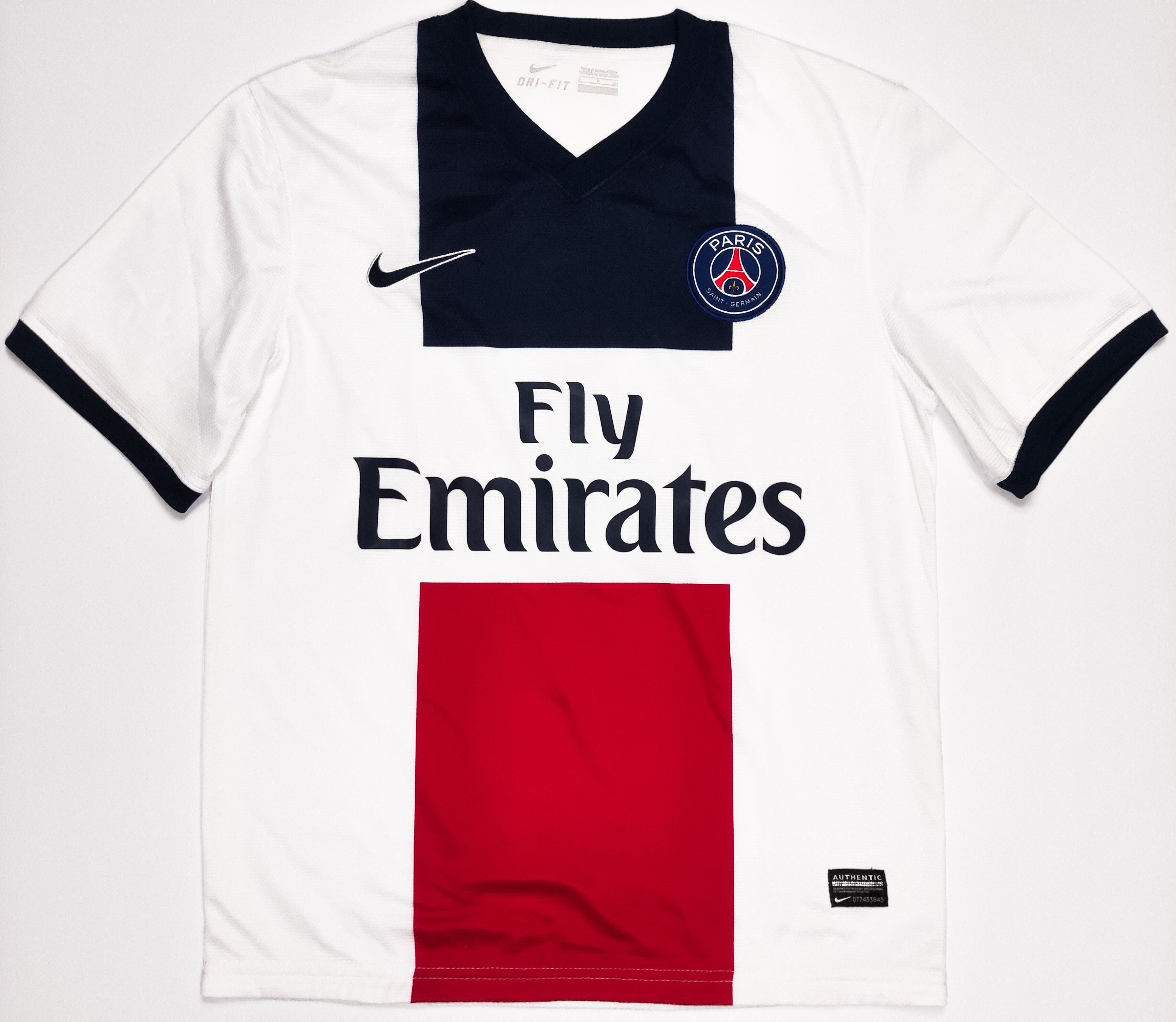 Nike Paris Saint-Germain 2013 2014 Nike Away Shirt Kit Jersey PSG Size US S / EU 44-46 / 1 - 1 Thumbnail