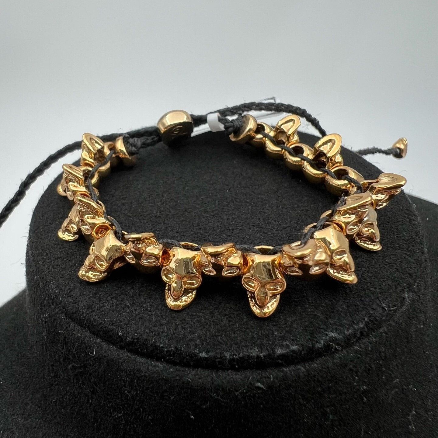 Alexander McQueen ALEXANDER MCQUEEN Golden Skull Bracelet| Size ONE SIZE - 1 Thumbnail