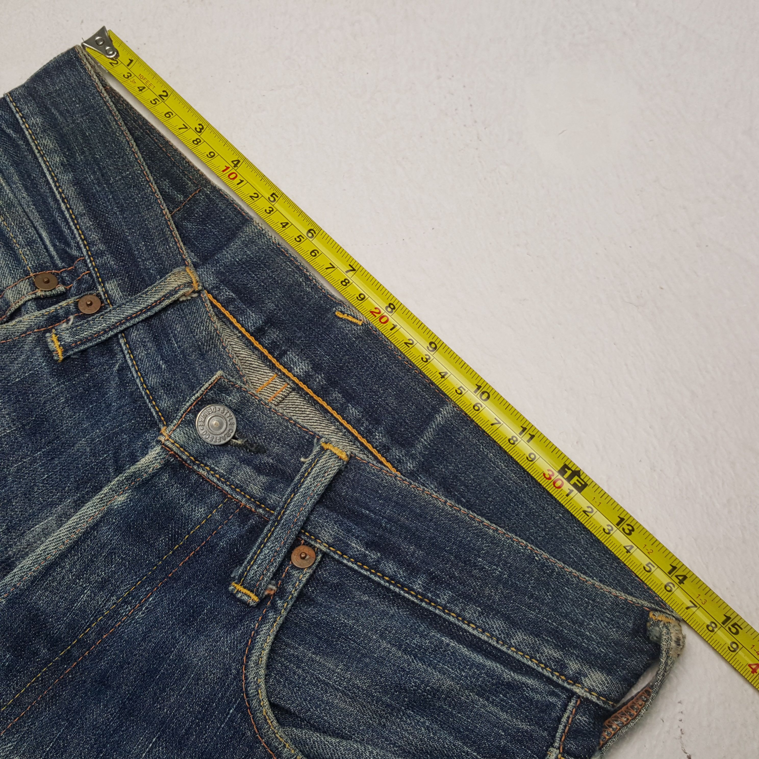 Evisu Vintage Evisu Japanese Brand Daicock Custom Style Jeans RR14 Size US 29 - 7 Thumbnail