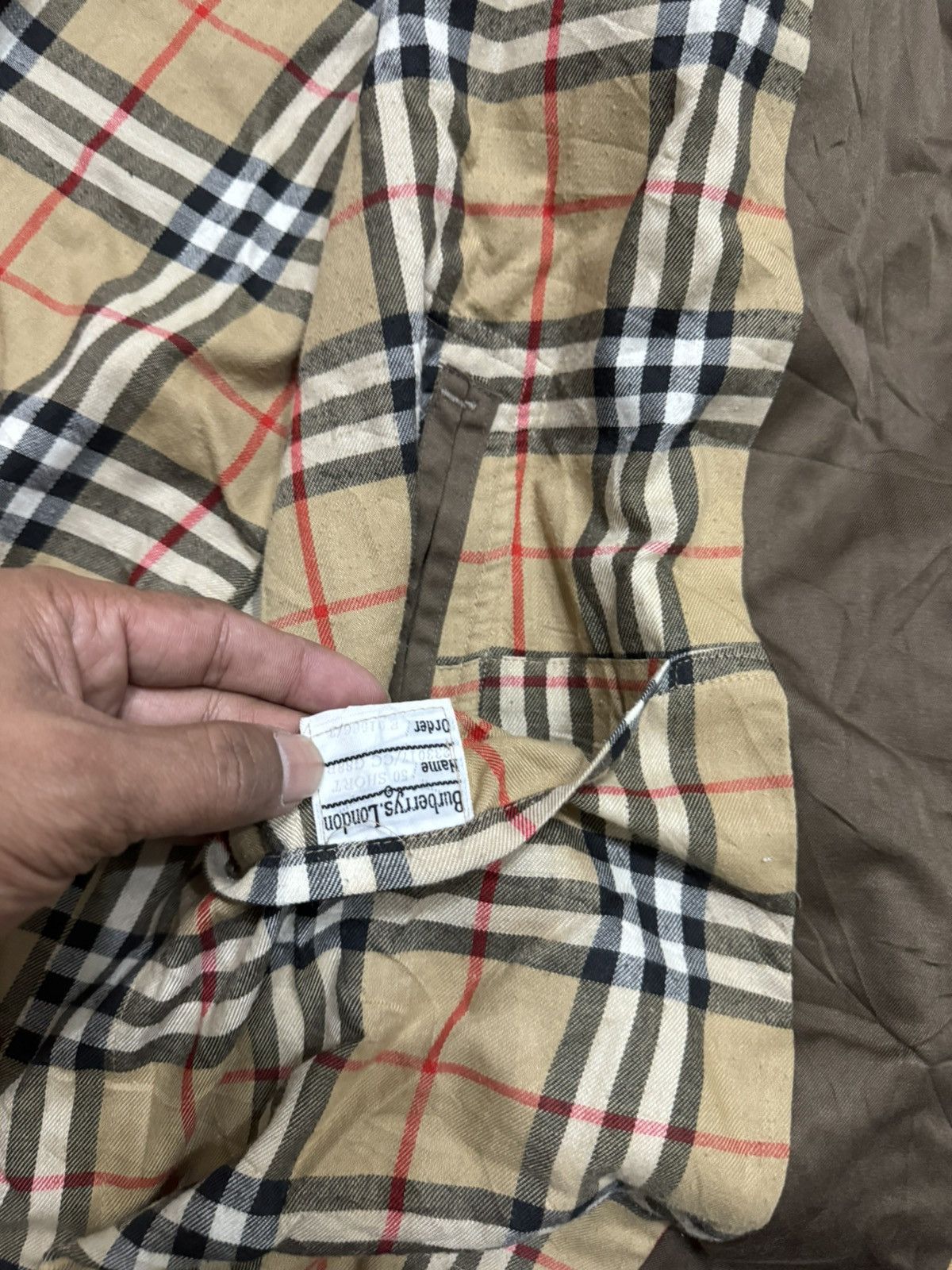 Burberry × Vintage Vintage Burberry Nova Check Long Coat Size US L / EU 52-54 / 3 - 4 Thumbnail