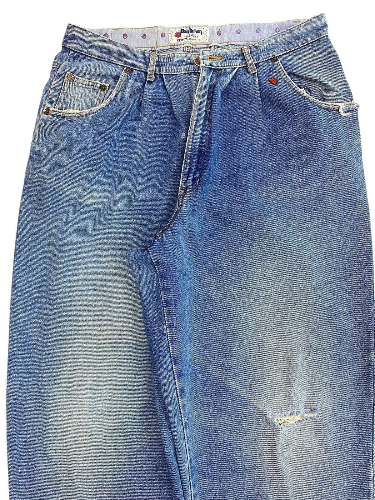 Edwin Edwin Blue Faded Wash Style Baggy Jeans Size US 32 / EU 48 - 2 Thumbnail
