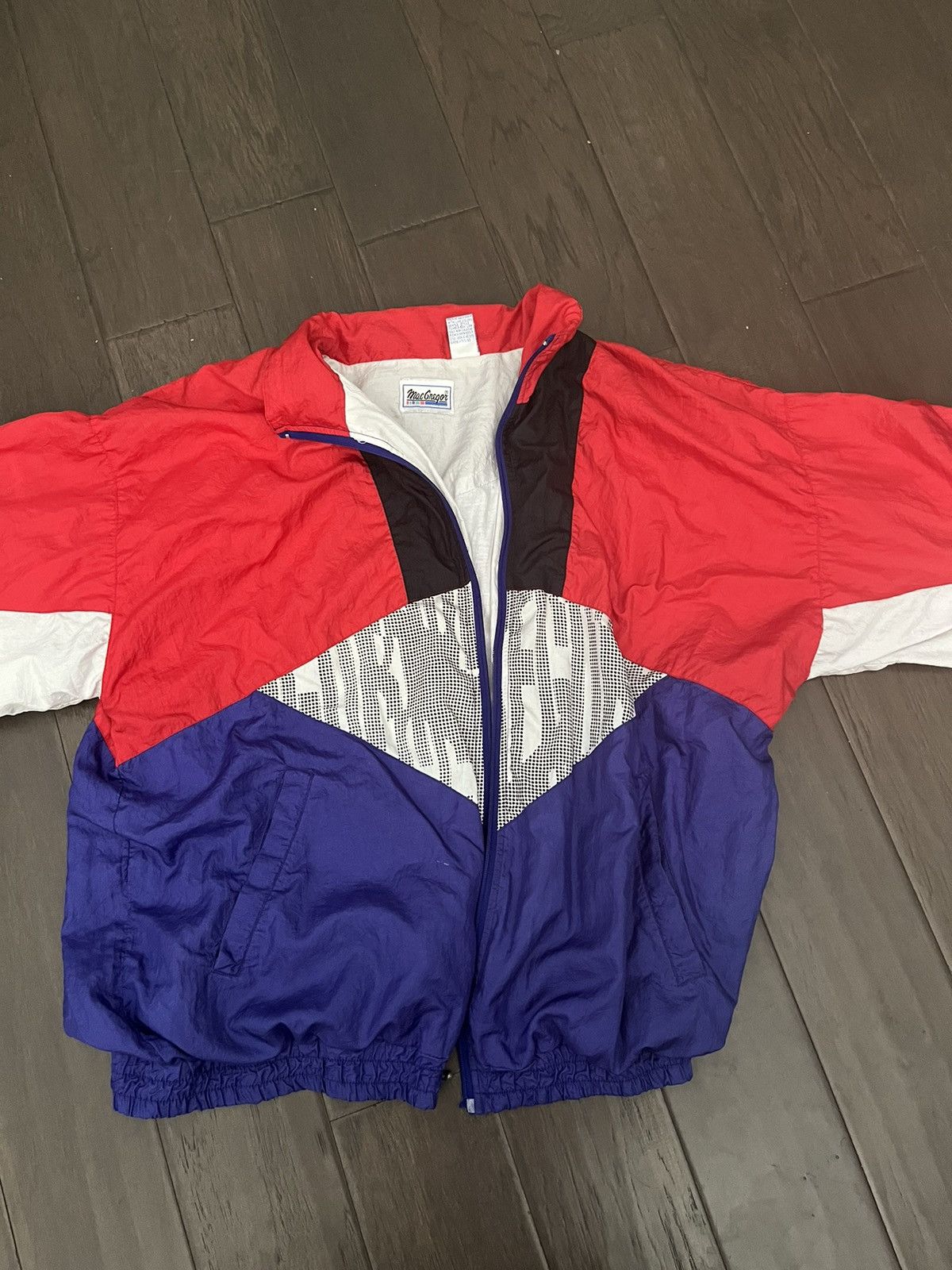 Mcgregor Vintage Vintage MacGregor 80s multicolor windbreaker jacket Grailed