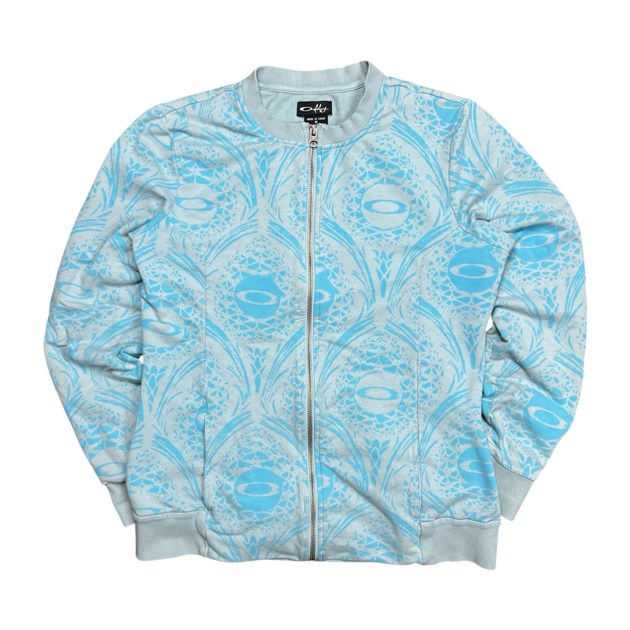 Oakley Vintage Y2K Oakley All-over Print Zip-up Jacket - M Size M / US 6-8 / IT 42-44 - 1 Thumbnail