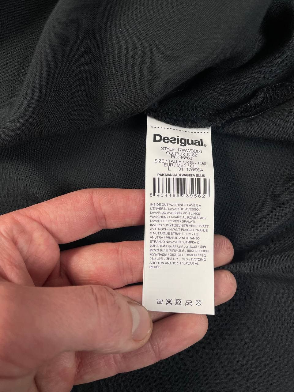 Desigual Desigual ladies black blouse Size L / US 10 / IT 46 - 5 Thumbnail