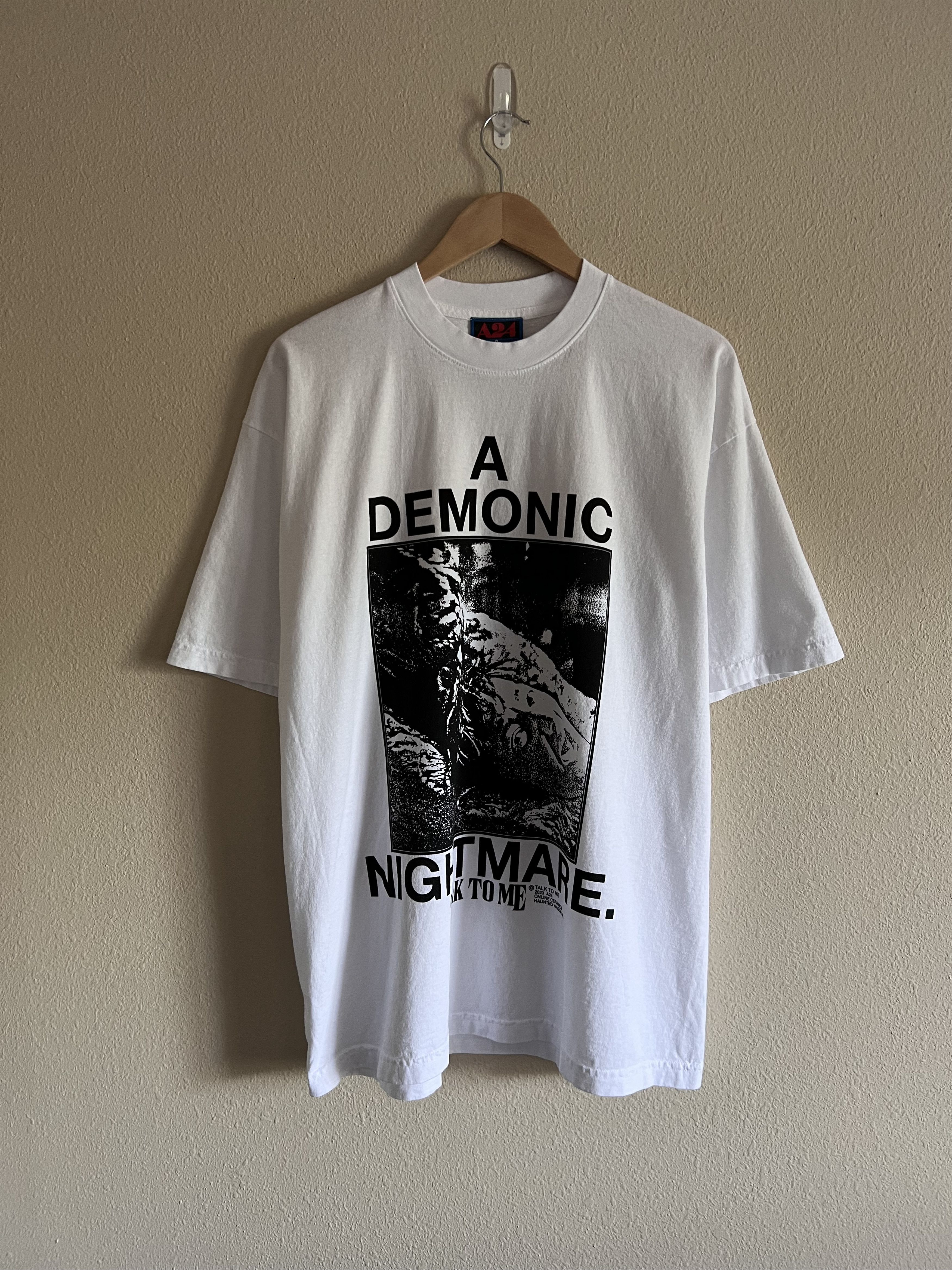 Online Ceramics A24 Talk to Me Demonic Nightmare Tee