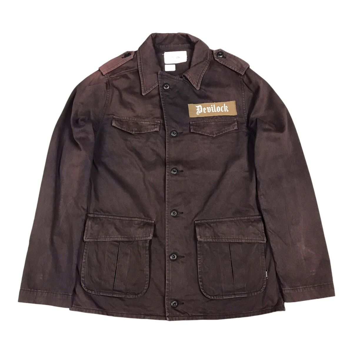 DEVILOCK SUN FADED BUTTON JACKET