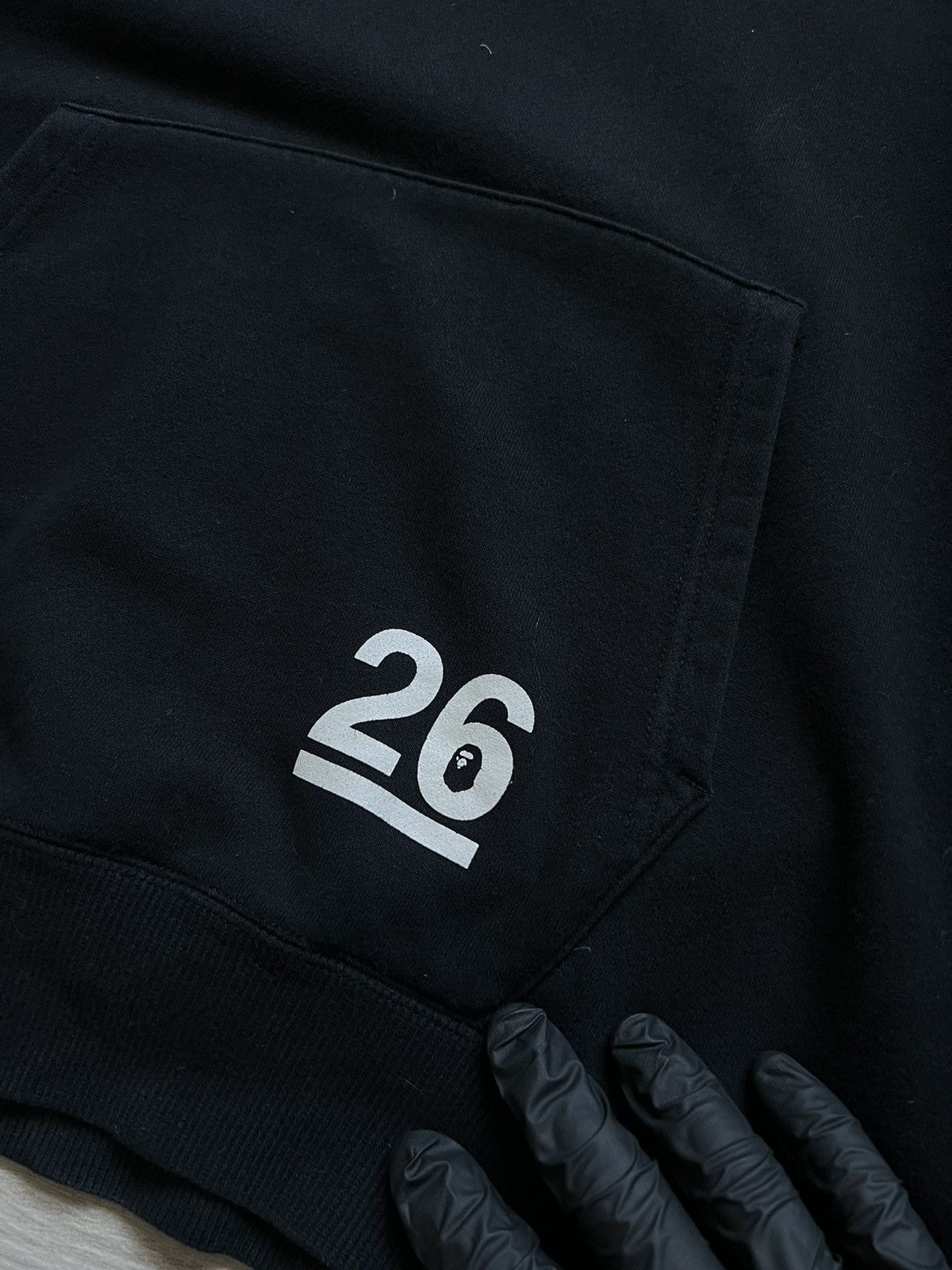 Bape BAPE Nowhere 26th Anniversary Pull Over Hoodie Black Size US XL / EU 56 / 4 - 10 Thumbnail