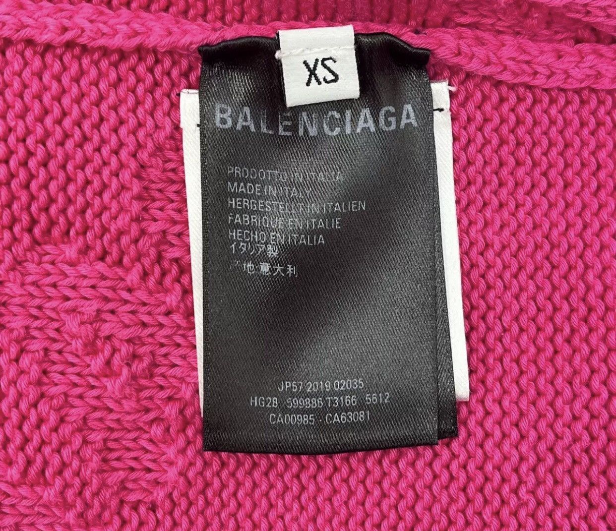 Balenciaga Balenciaga Pink 3D Knitted Jacquard Full Print BulletSweater Size US M / EU 48-50 / 2 - 7 Thumbnail