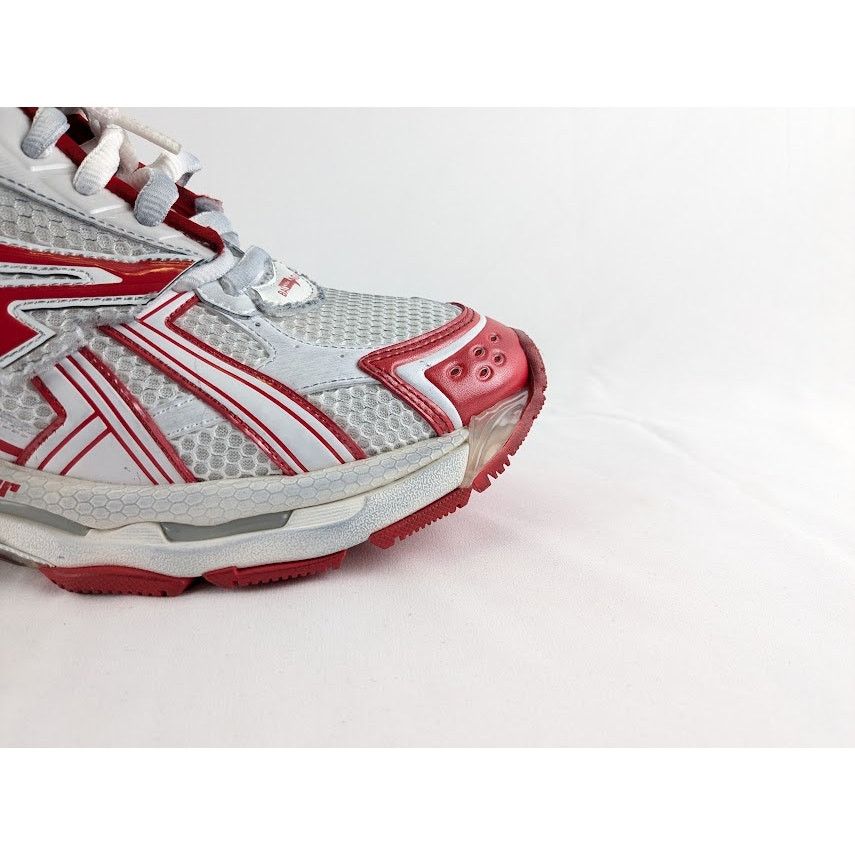 Balenciaga o1rshd1 Bicolor Mesh Runner in White/Red Size US 11 / EU 44 - 2 Thumbnail