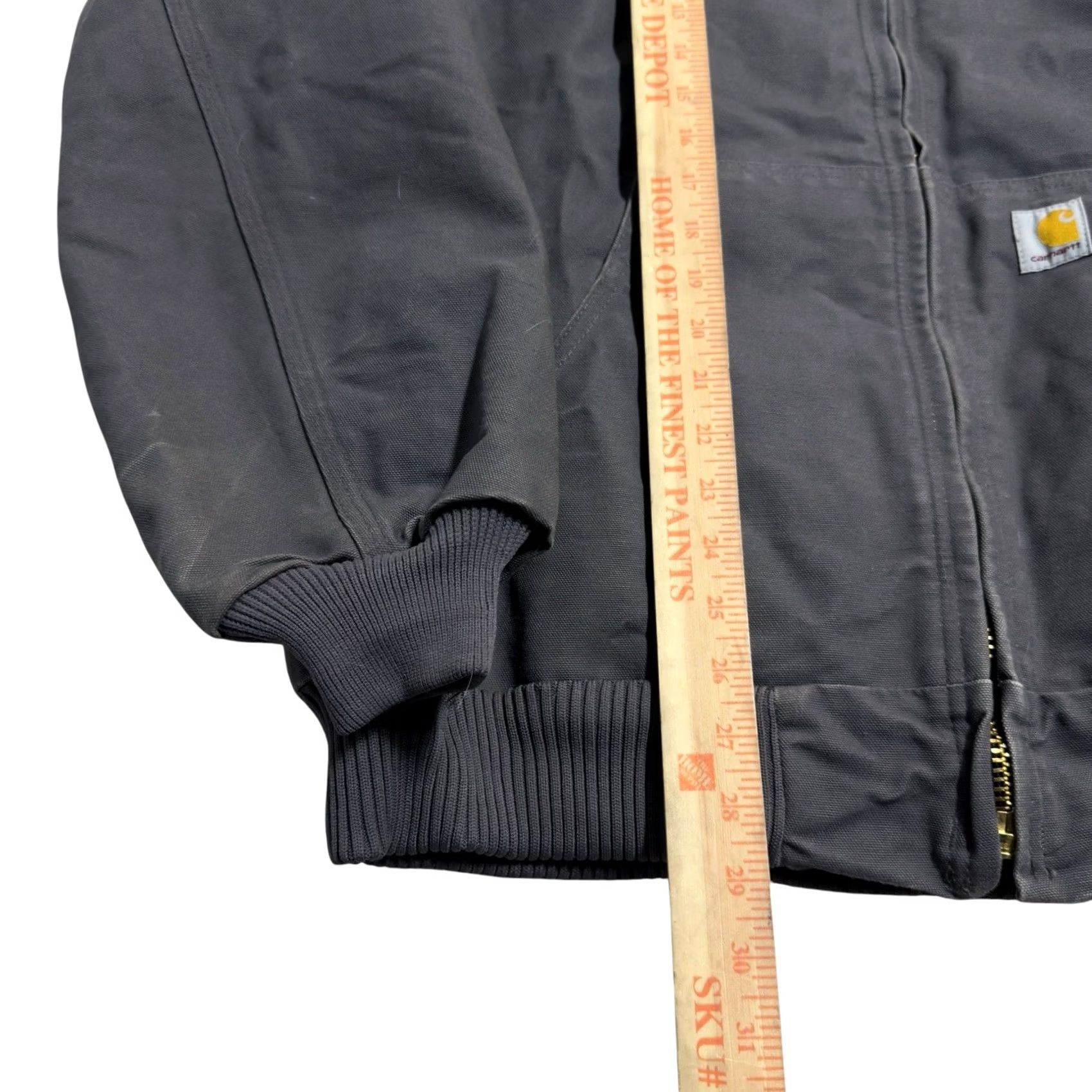 Carhartt Carhartt Jacket XL Tall Loose Fit Gray Cotton Thermal 0J0140-M Mens Active Jacket Zip Lined Winter Fall Size US XL / EU 56 / 4 - 3 Thumbnail