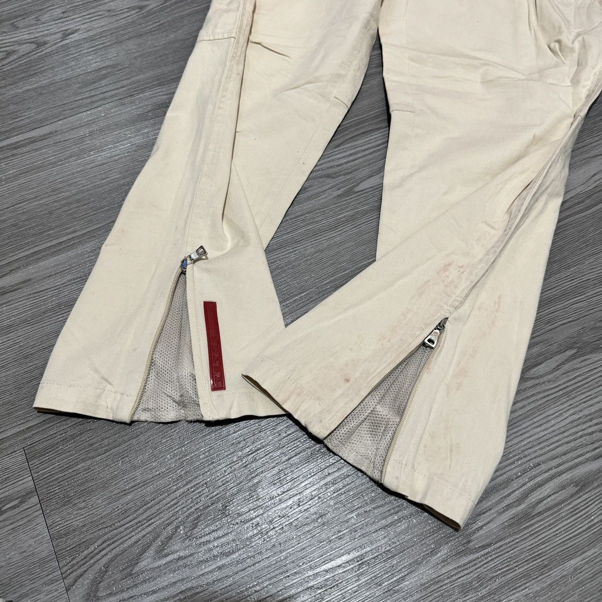 Prada Prada Cream Chinos Pants Size US 30 / EU 46 - 14 Thumbnail
