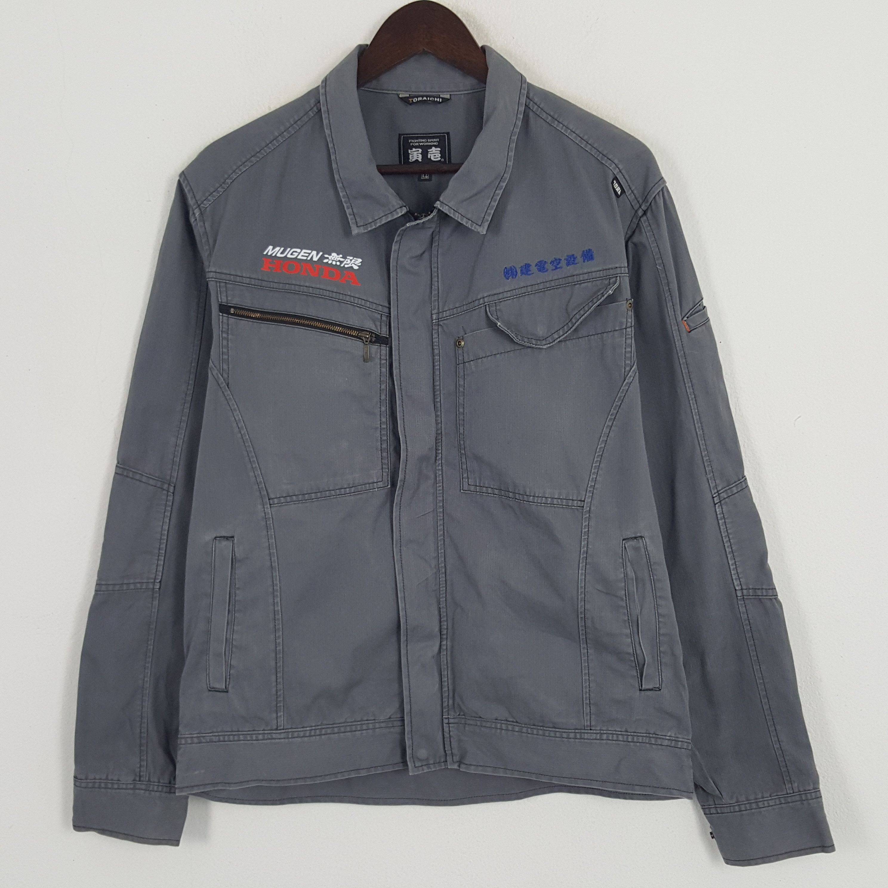 Honda × Japanese Brand × Vintage Vintage Mugen Honda Custom Art Worker Sport Japan Jacket Size US M / EU 48-50 / 2 - 3 Thumbnail