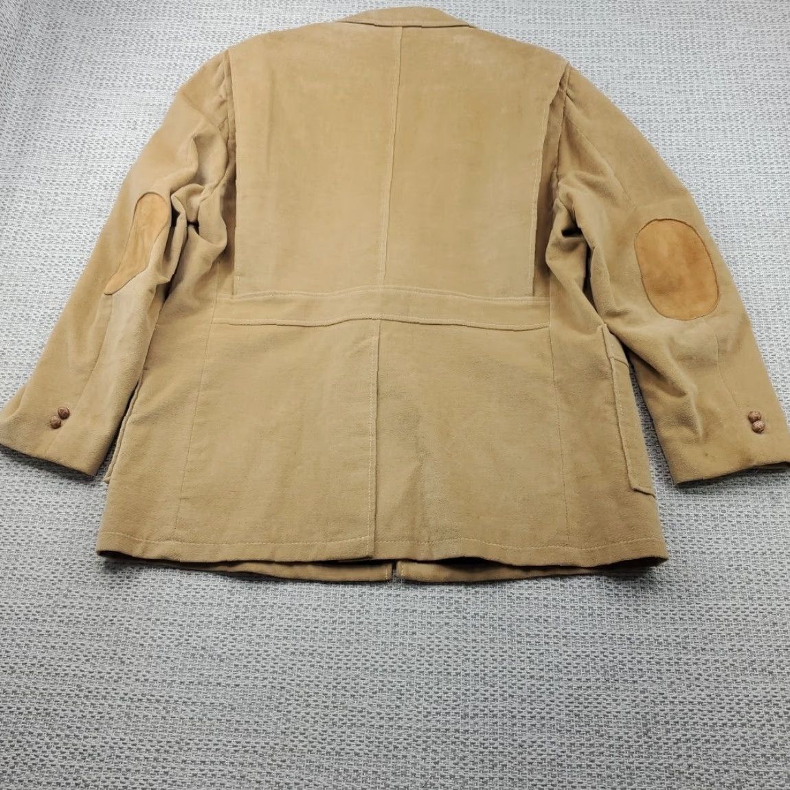 Vintage Brad Whitney Mens Western Jacket 46L Tan Blazer 1960s Size 46R - 2 Thumbnail
