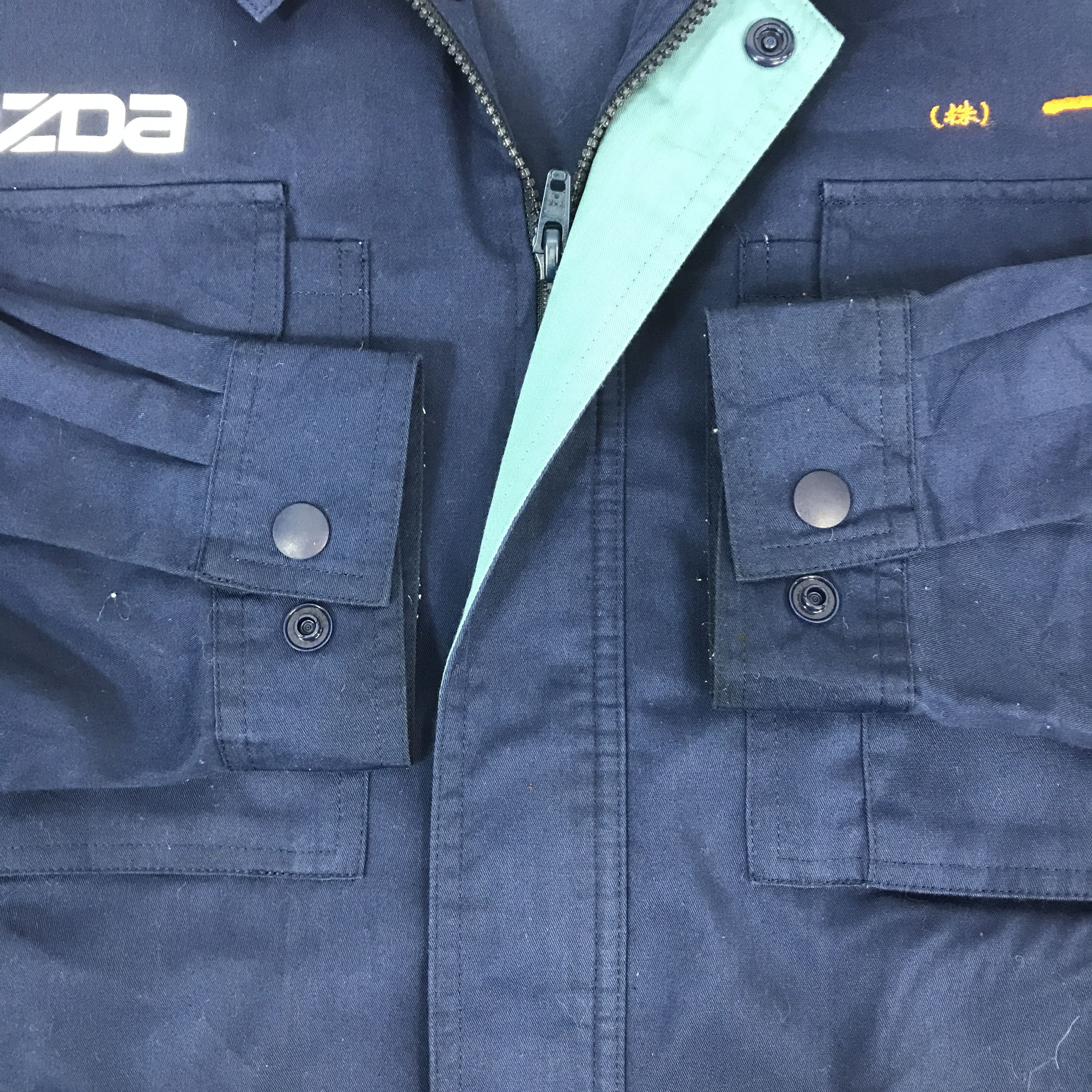 Japanese Brand MAZDA RACING TEAM BLUE UNIFORM CUSTOM JACKET K70B7 Size US L / EU 52-54 / 3 - 8 Thumbnail