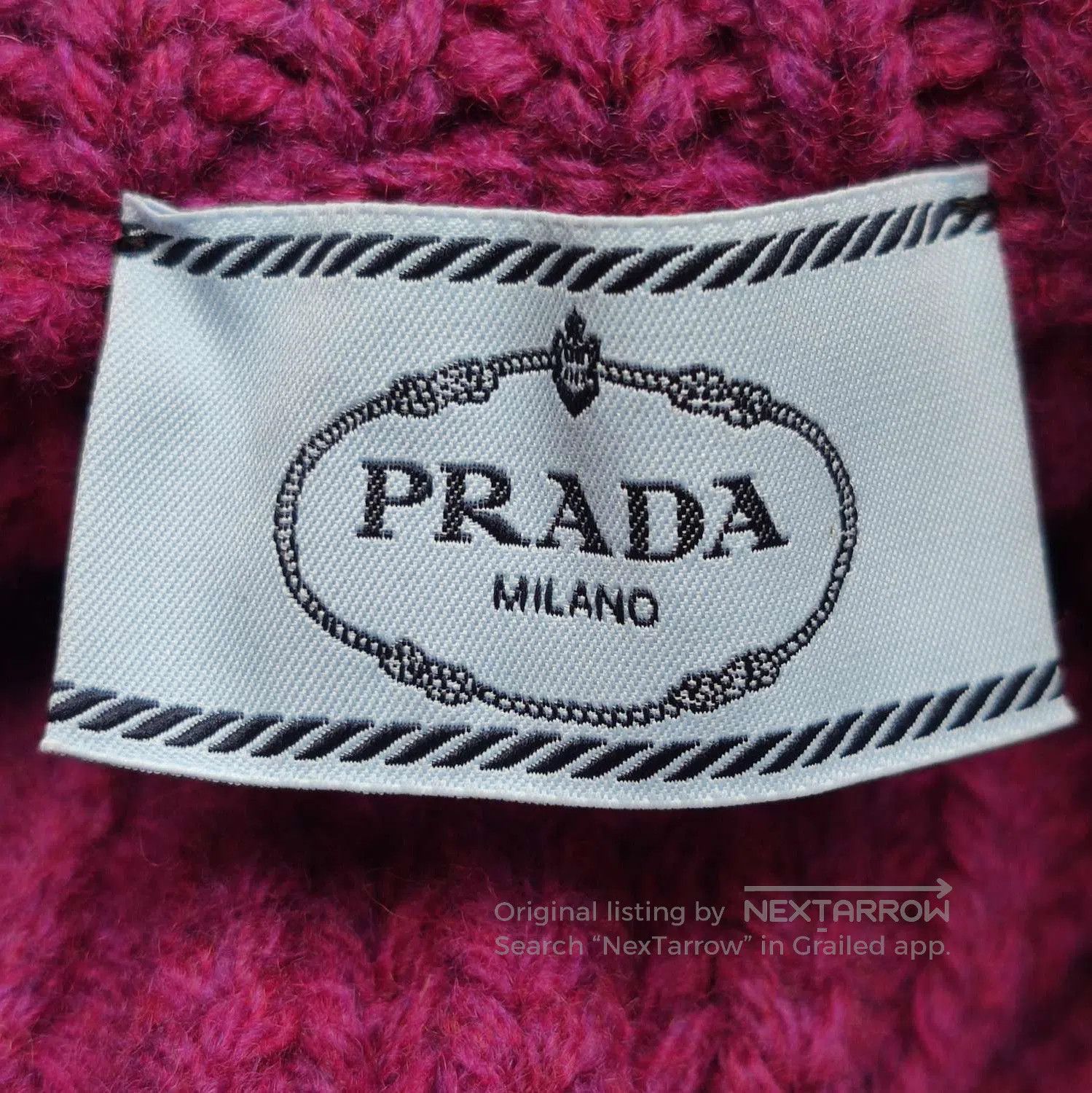 Prada Prada Wool Crewneck Sweater in Bold Color . Size S / US 4 / IT 40 - 5 Thumbnail