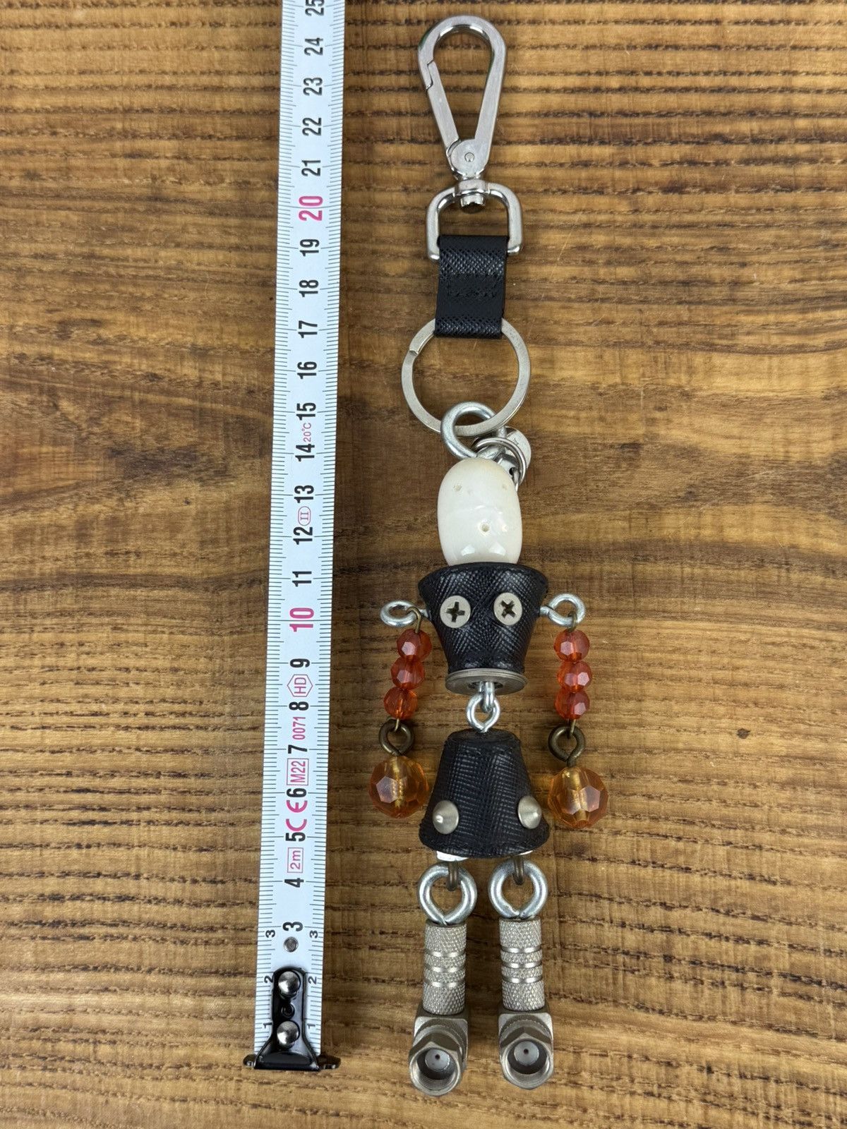 Prada Prada Robot Bag Charm Keychain Key Holder Vintage Size ONE SIZE - 10 Thumbnail