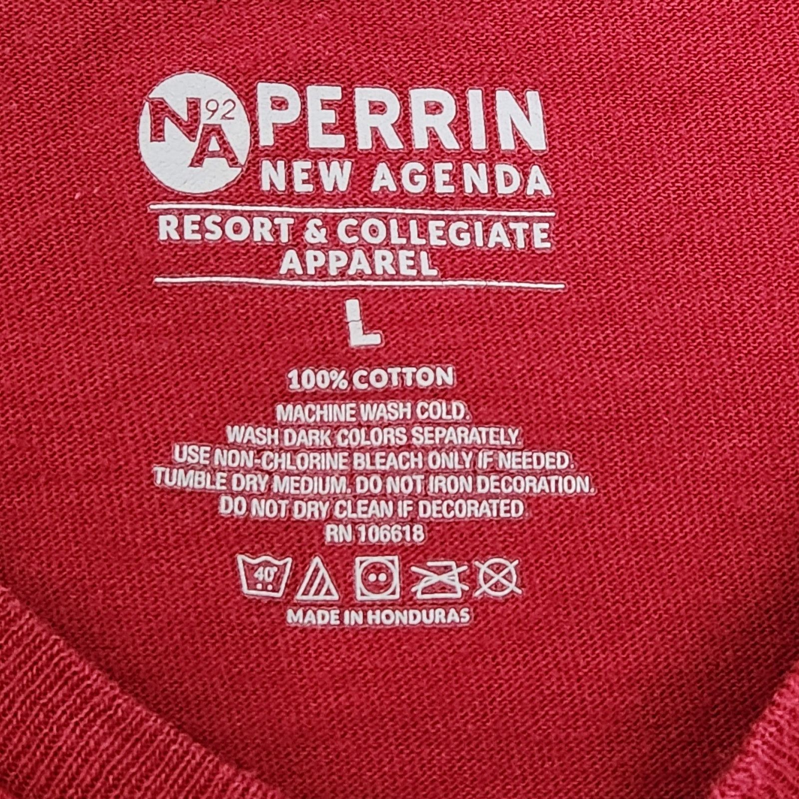Perrin Perrin Red Gold 1835 Remember The Alamo Graphic T Shirt L Size US L / EU 52-54 / 3 - 3 Thumbnail
