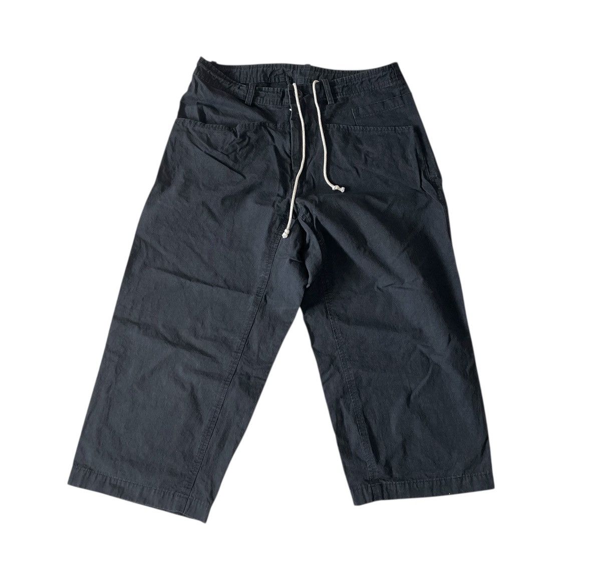 Yohji Yamamoto TAX FREE 🇺🇸 yohji yamamoto y’s drawstring hakama trousers Size US 31 - 1 Thumbnail