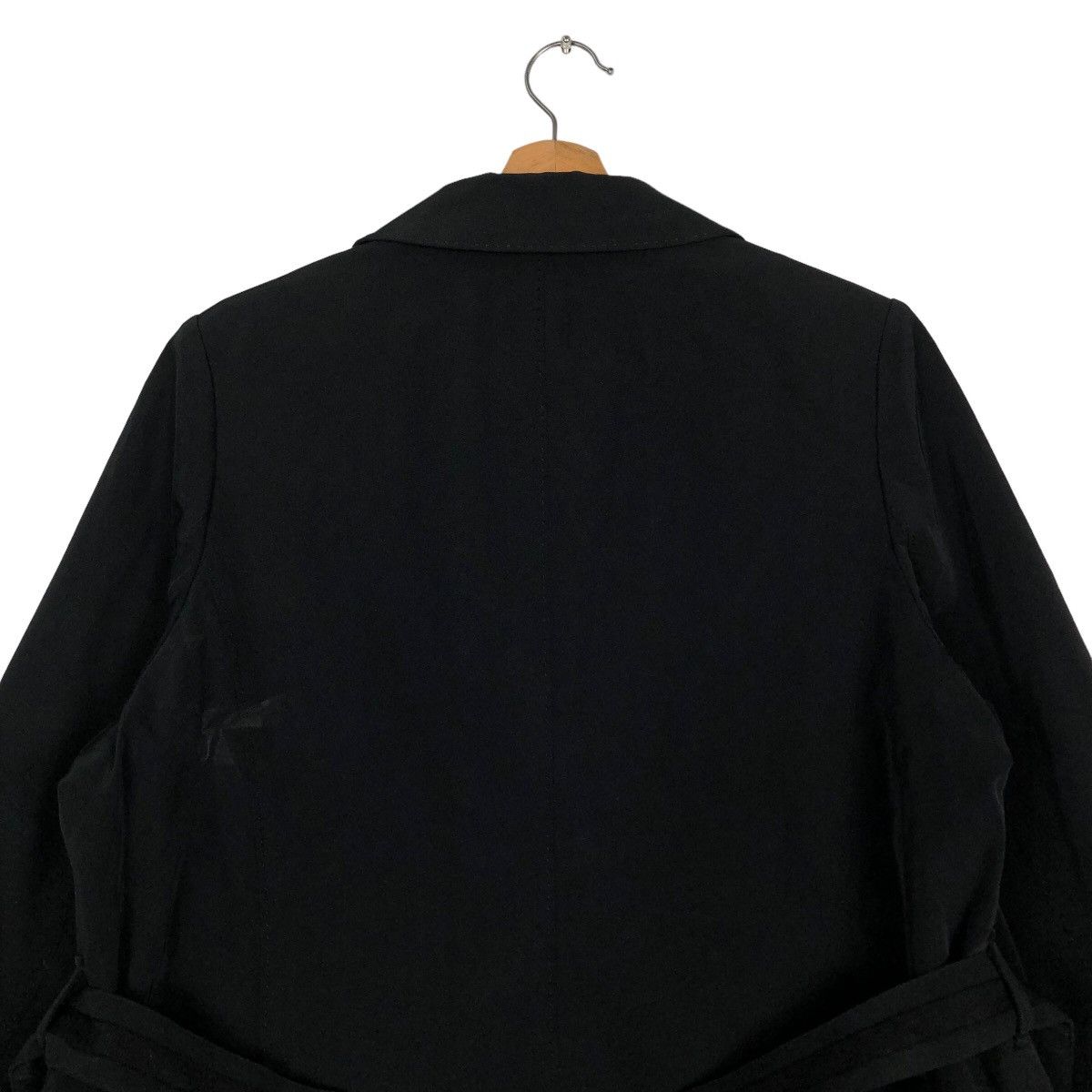 Vintage 🔥Rich Black - Fly Jacket Robed Aquascutum London Japan Made Size US M / EU 48-50 / 2 - 9 Thumbnail