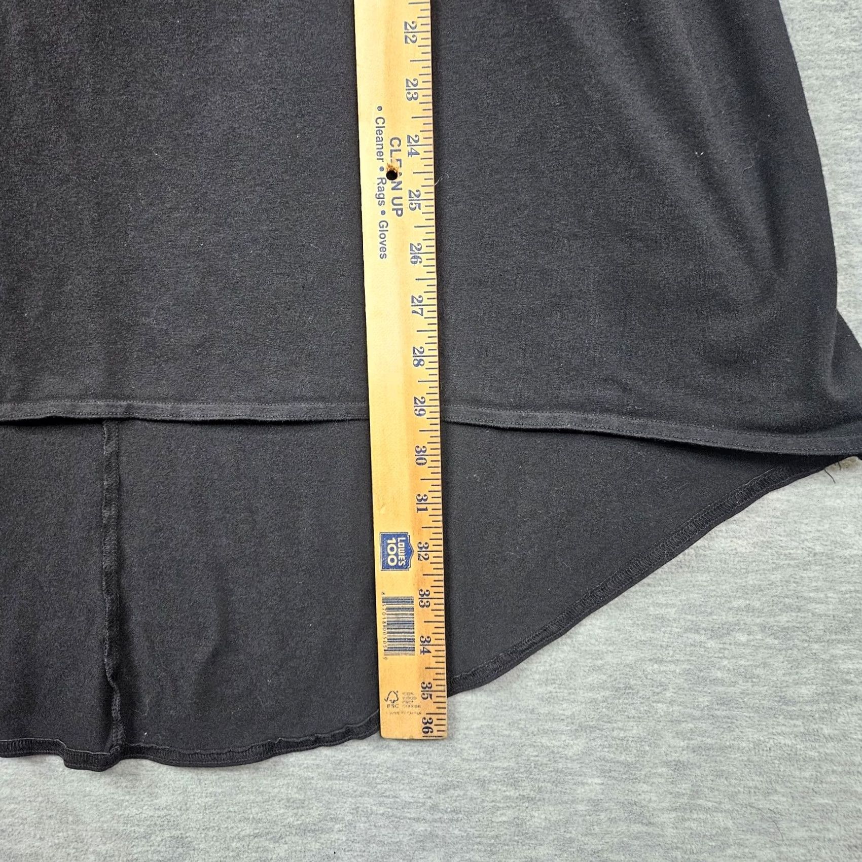 Vintage Bryn Walker Women's Bamboo Organic Cotton Black High-Low Hem Tunic Top XS Size XS / US 0-2 / IT 36-38 - 7 Thumbnail