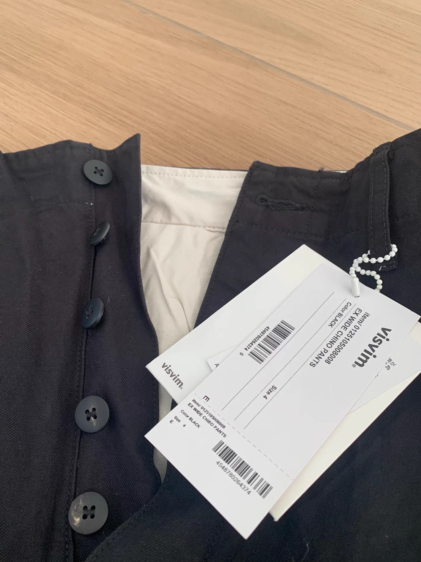 Visvim VISVIM 25SS EX WIDE CHINO Black 4 Size US 34 / EU 50 - 6 Thumbnail