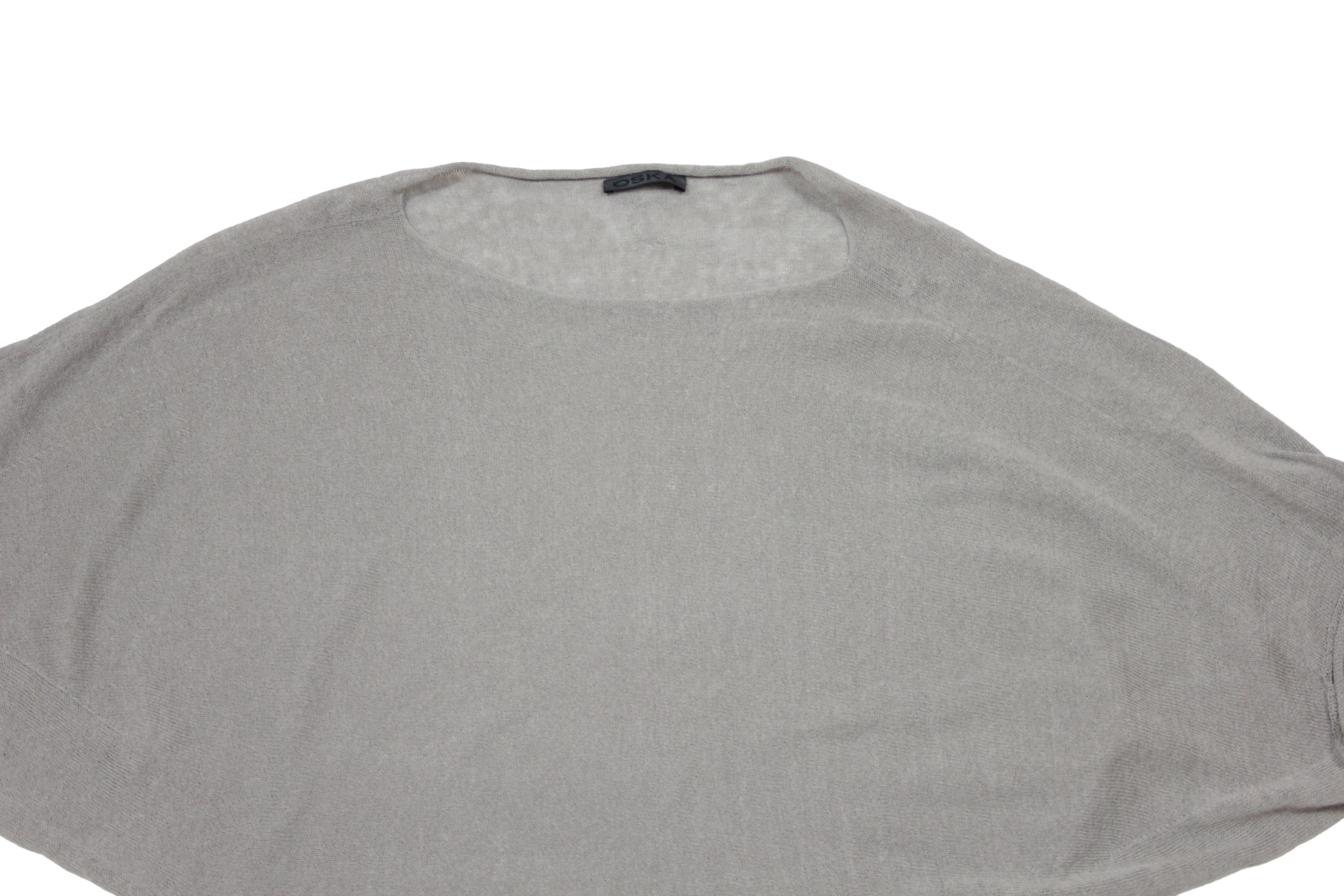 OSKA Linen Mesh Avant Garde Battwings Knit Sweater Size S / US 4 / IT 40 - 3 Thumbnail