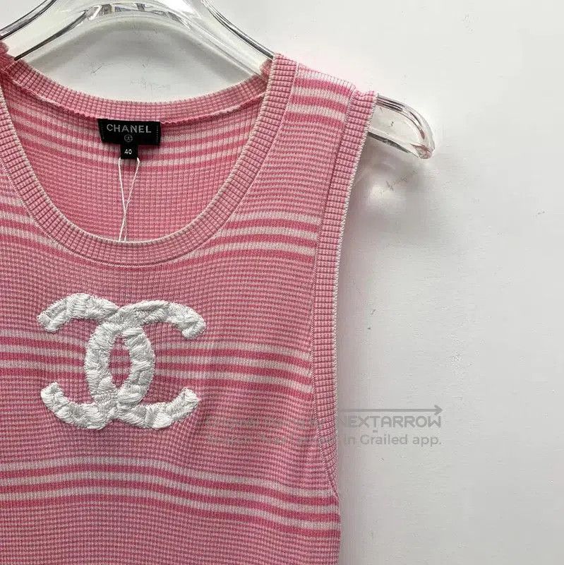 Chanel Chanel Pink Cotton Women's Pullover . Size M / US 6-8 / IT 42-44 - 3 Thumbnail