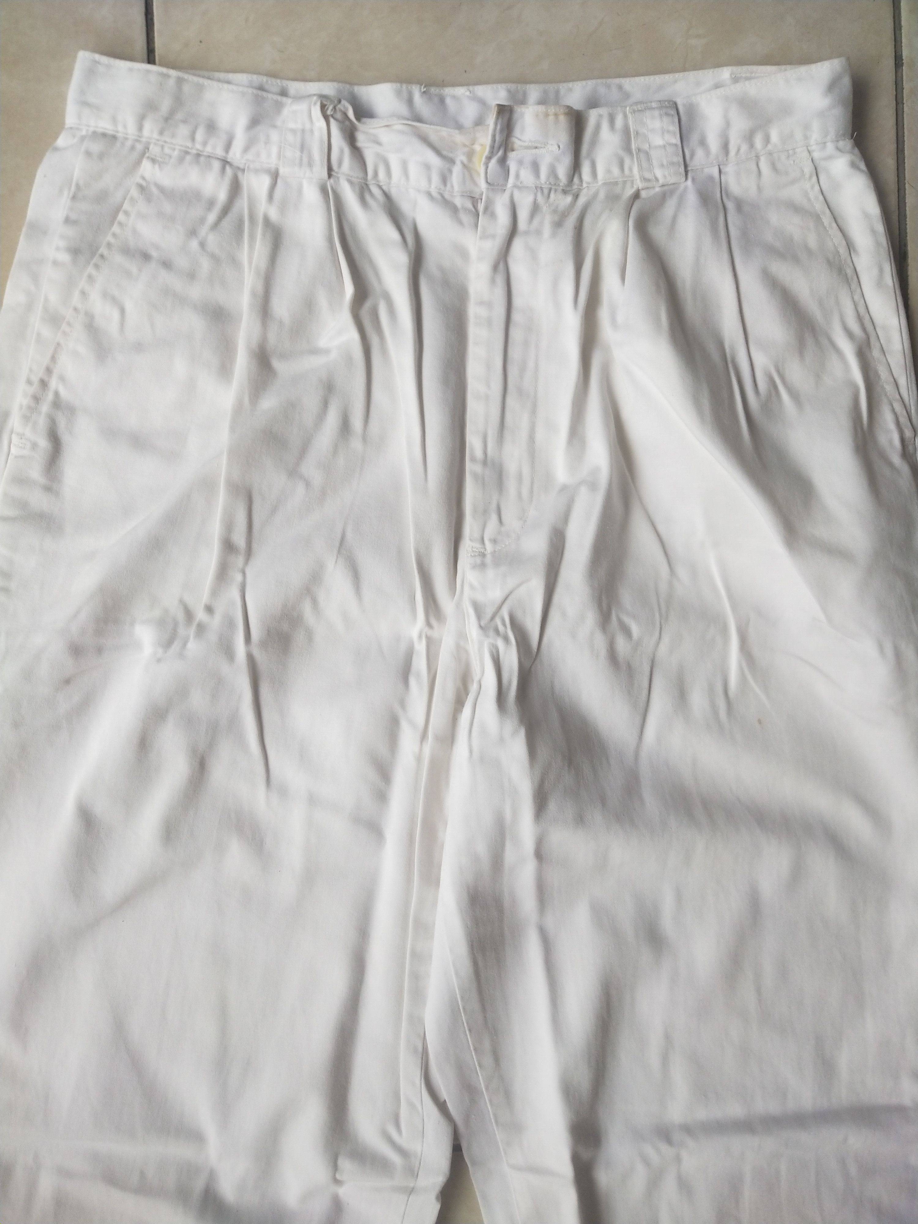 Fiorucci 80's Vintage Fiorucci Pleated Chino Pants Made in Japan Size US 33 - 2 Thumbnail