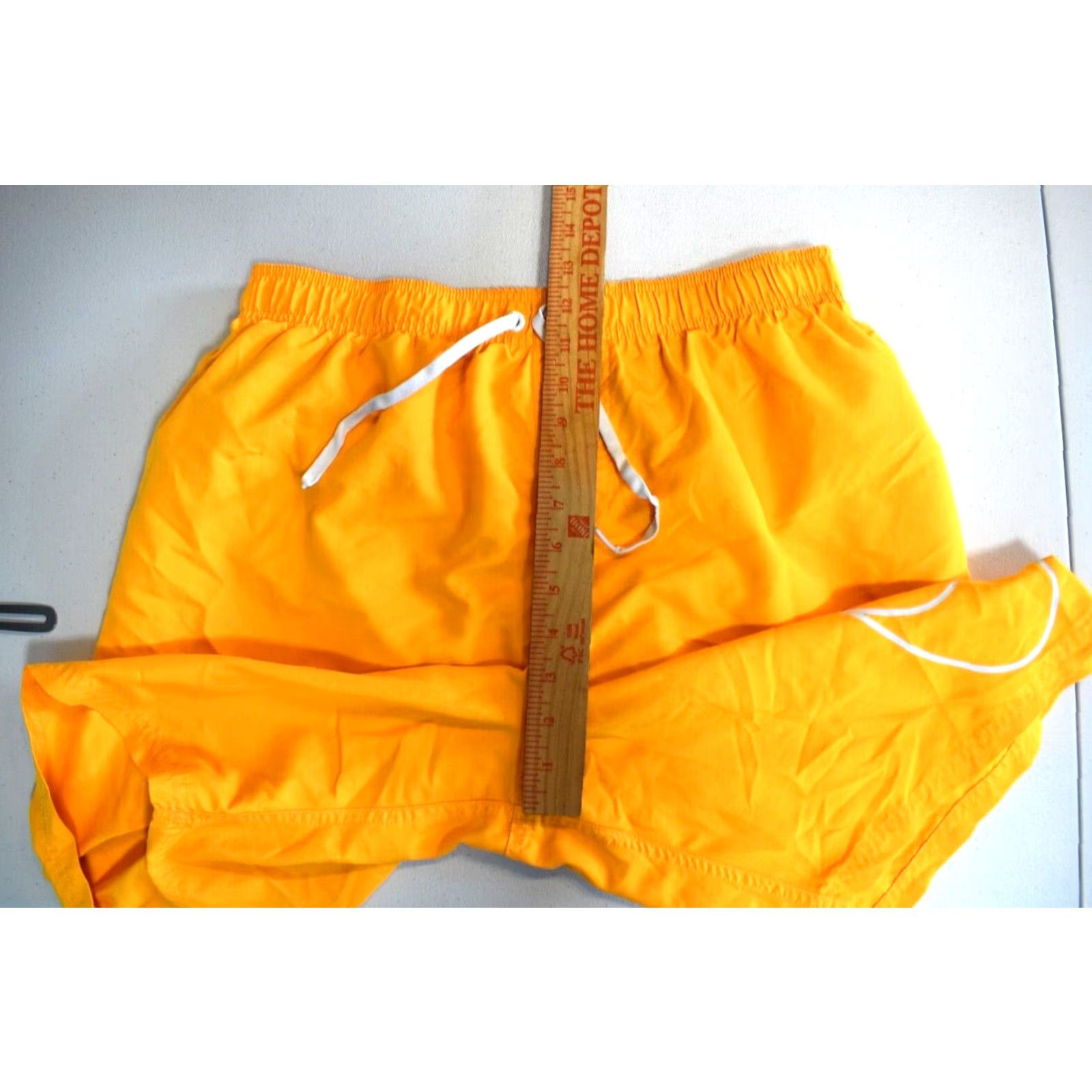 Nike Nike Swim Trunks Shorts Lined Mens Yellow S Small Waist 30" Fits Small Size US 29 - 6 Thumbnail