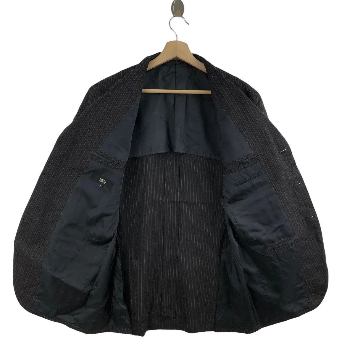 Yohji Yamamoto Vtg YOHJI YAMAMOTO INED Homme Stripes Blazer Sport Coat Suit Size 40R - 3 Thumbnail