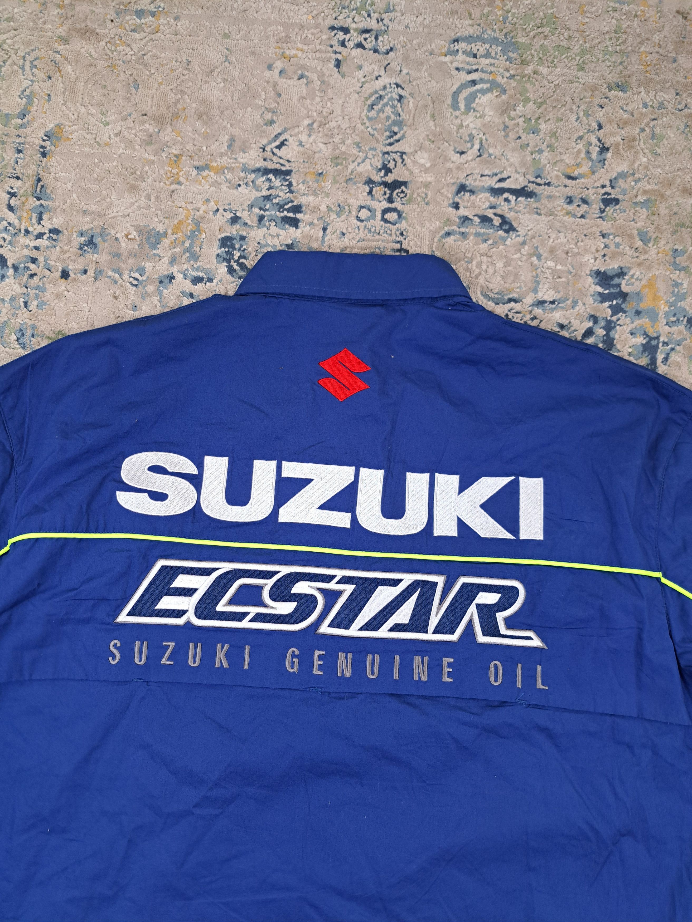 Vintage Vintage y2k Suzuki Racing Team Button Up Shirt Moto Size US XL / EU 56 / 4 - 4 Thumbnail