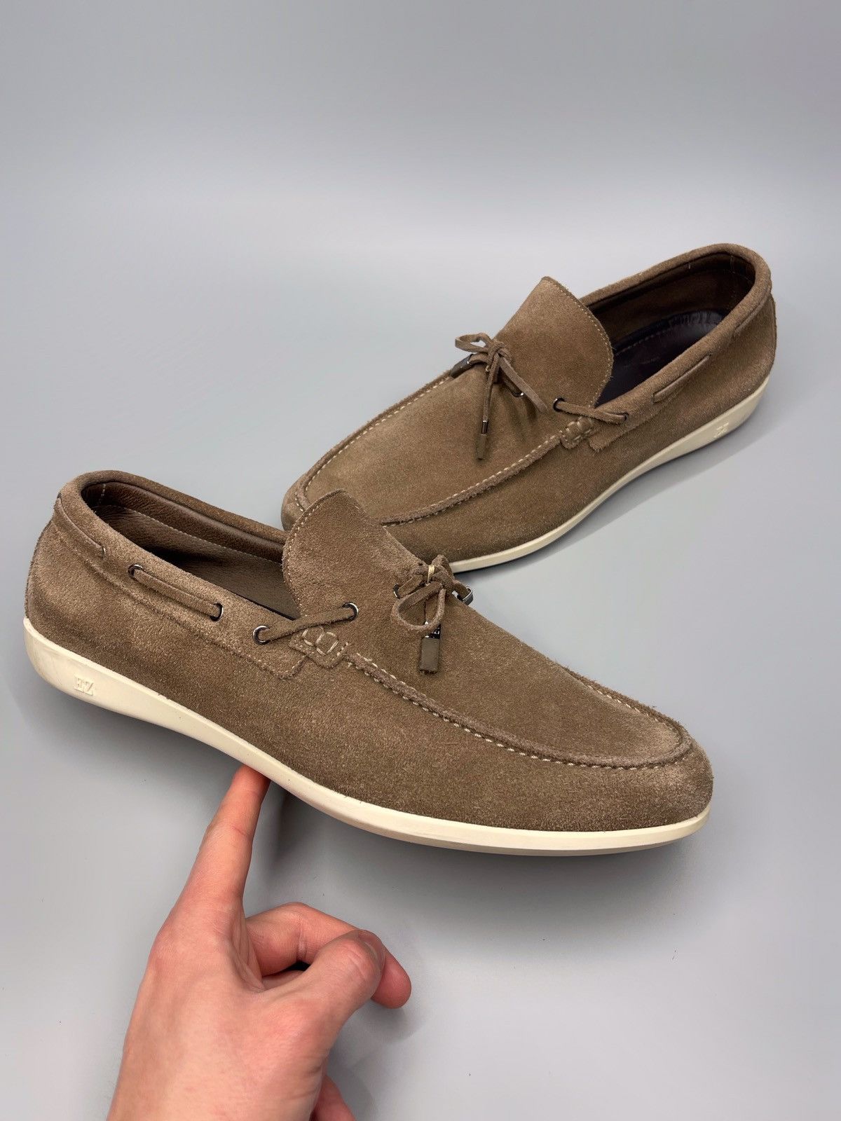 Ermenegildo Zegna Ermenegildo Zegna Suede Loafer’s Shoes Size US 11 / EU 44 - 6 Thumbnail