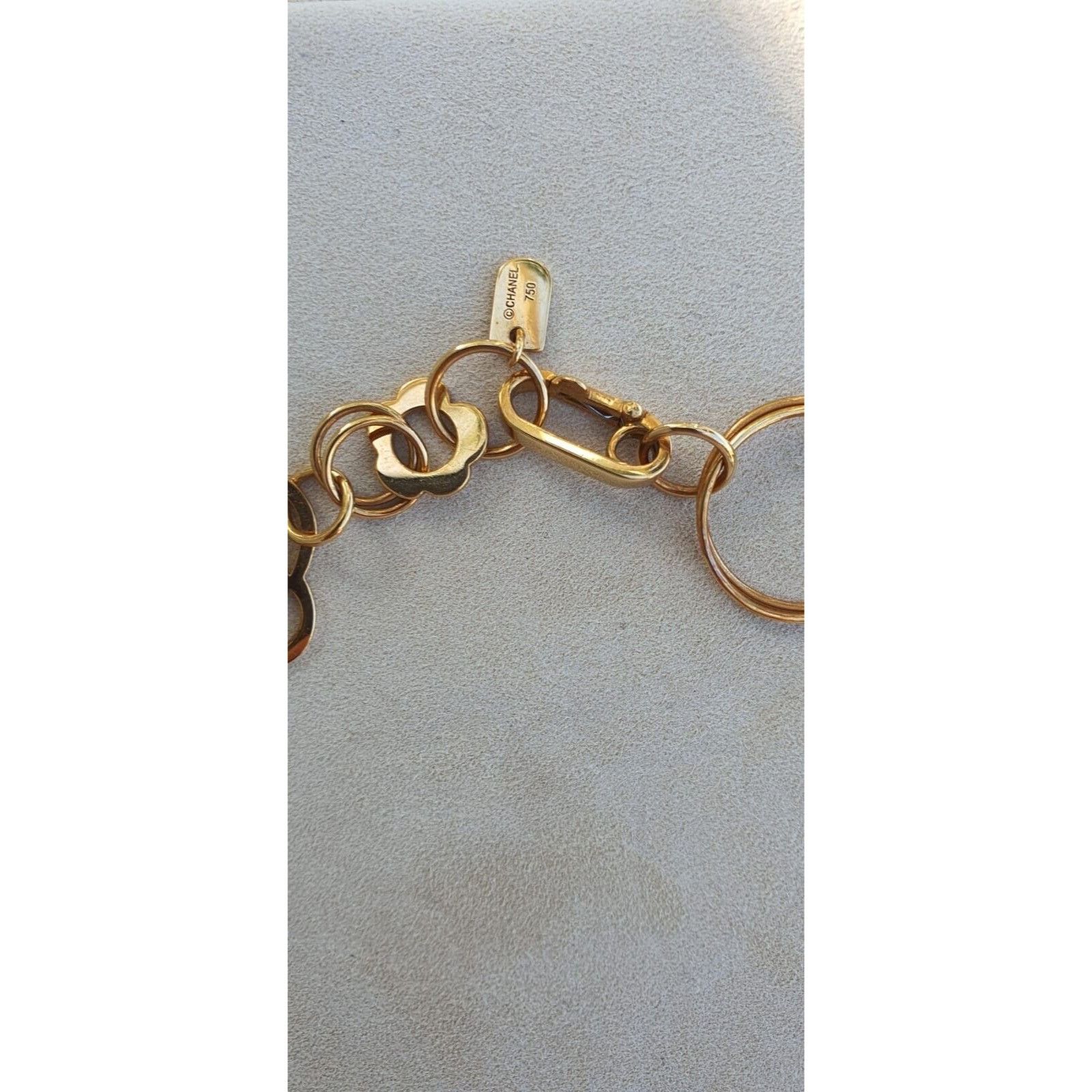 Chanel Chanel Camilla Flower Link 18 K Yellow Gold Necklace Size ONE SIZE - 5 Thumbnail