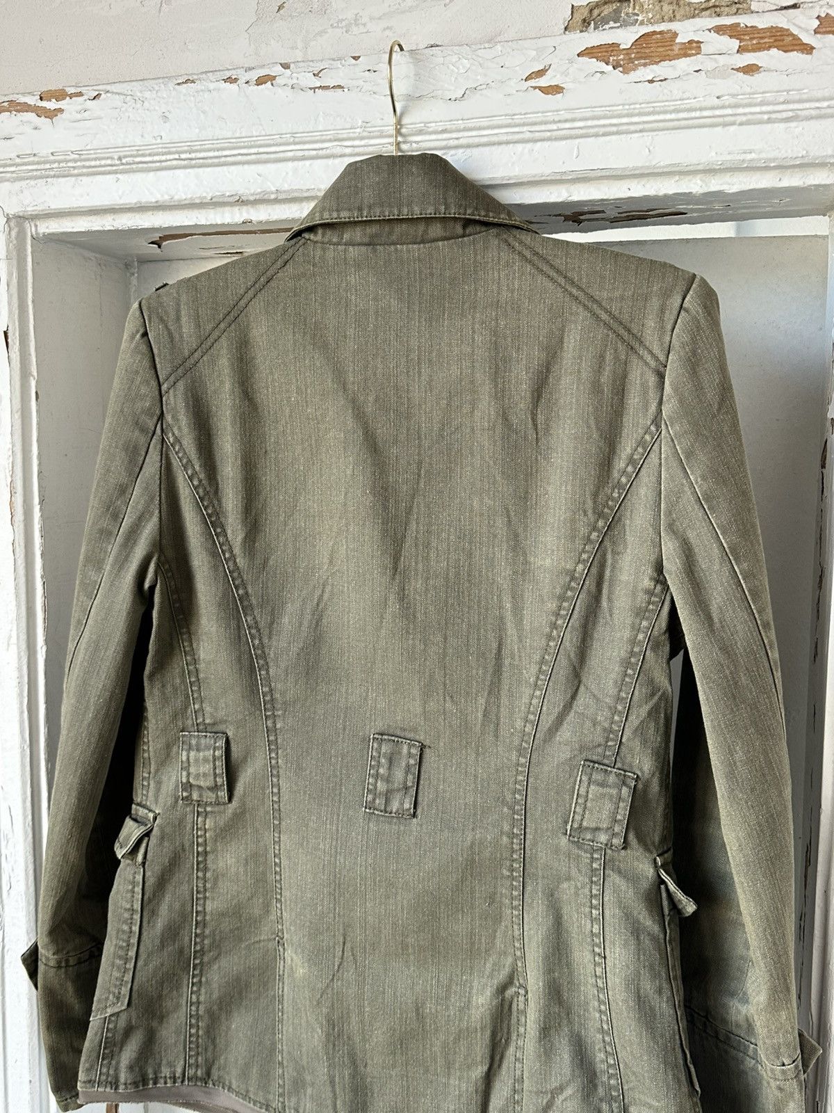 Beauty Beast × Le Grande Bleu (L.G.B.) × Vintage Vintage Khaki Metal Buttons Jacket Size L / US 10 / IT 46 - 7 Thumbnail