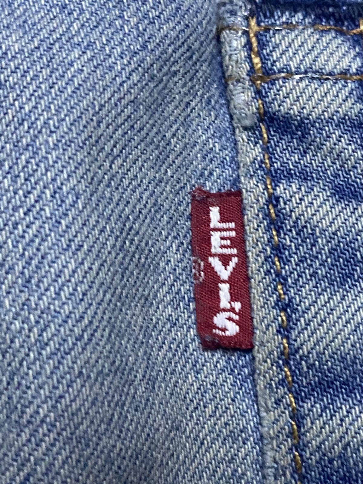 Levi's Vintage Levis 502 Faded Wash Distressed Slim Fit Size US 30 / EU 46 - 9 Thumbnail