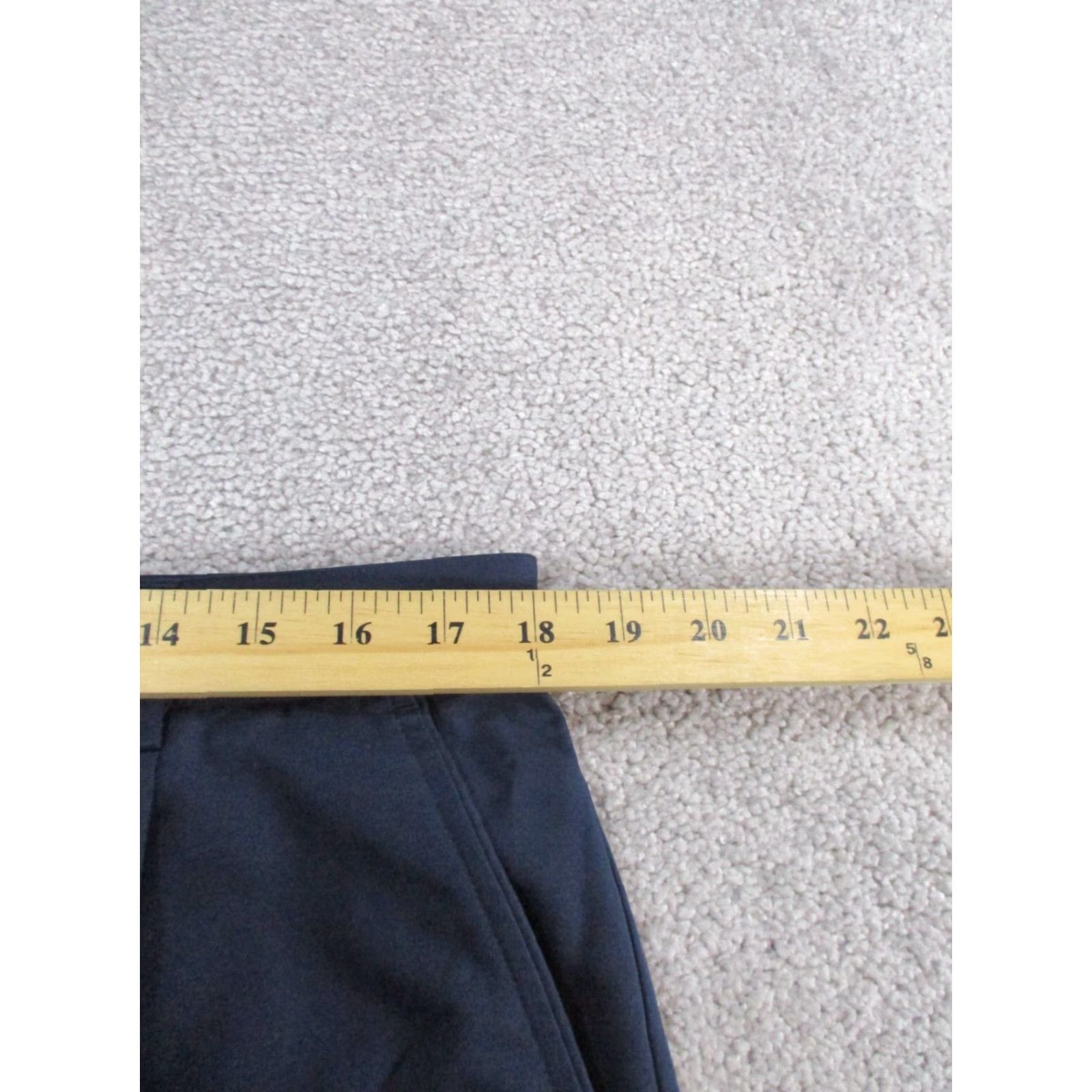 Adidas Adidas Shorts Mens 36 Navy Blue Polyester Lightweight Pleated Front Chinos Size US 36 / EU 52 - 6 Thumbnail