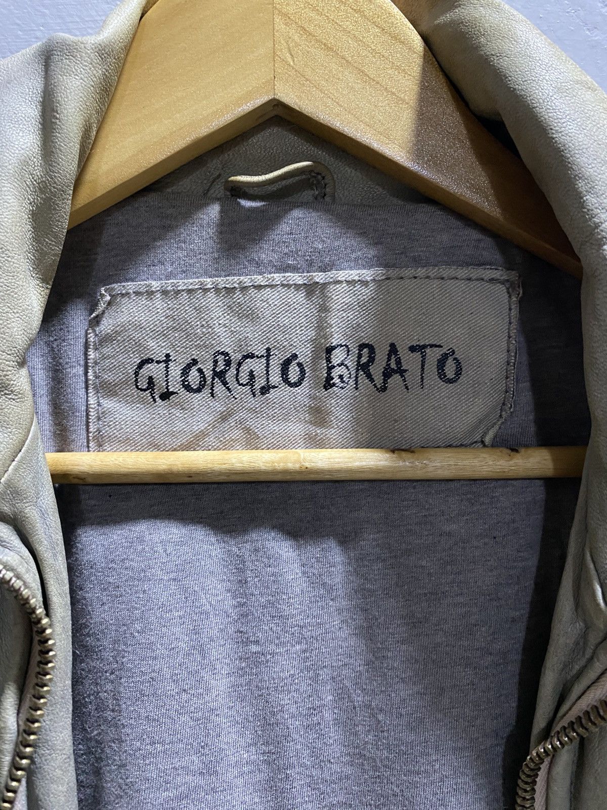 Giorgio Brato Giorgio Brato Leather Vera Pelle Bomber Jacket Size US S / EU 44-46 / 1 - 12 Thumbnail