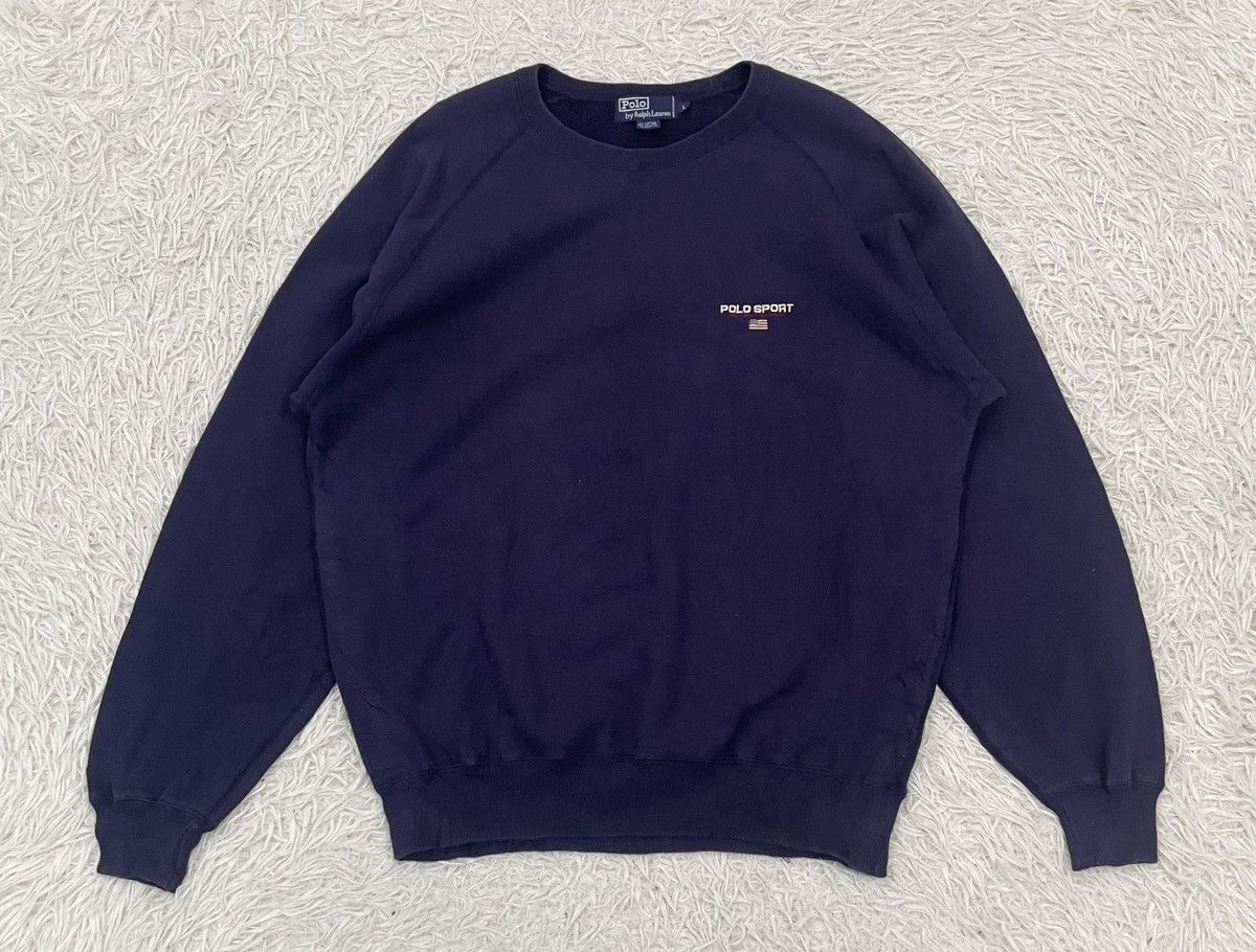 Polo Ralph Lauren Vintage Polo Ralph Lauren Sweatshirt Polo Sport Size US L / EU 52-54 / 3 - 1 Thumbnail