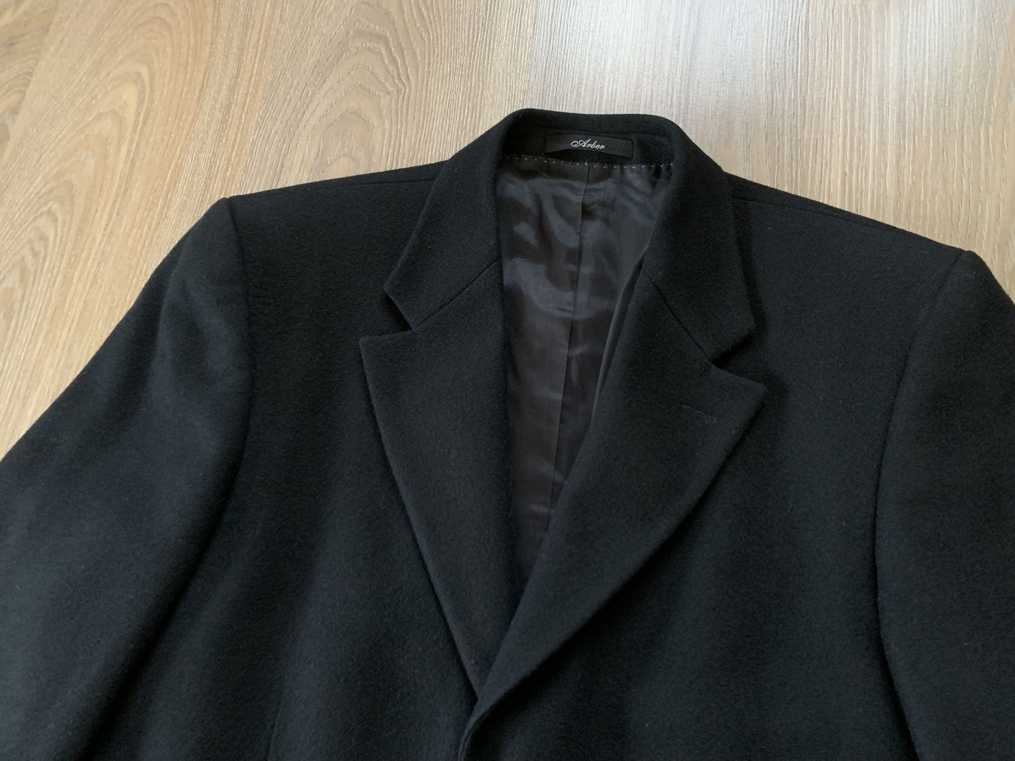 Designer × Vintage Arber Long Wool Black Coat Size US M / EU 48-50 / 2 - 6 Thumbnail