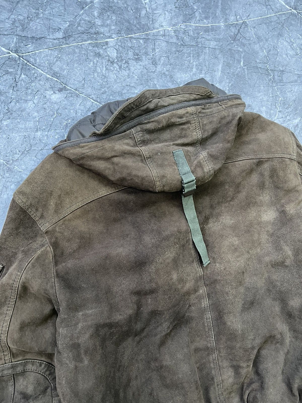 If Six Was Nine × Japanese Brand × Le Grande Bleu (L.G.B.) Avant Garde If Six Was Nine Style SUEDE HOOD JACket Size US L / EU 52-54 / 3 - 14 Thumbnail
