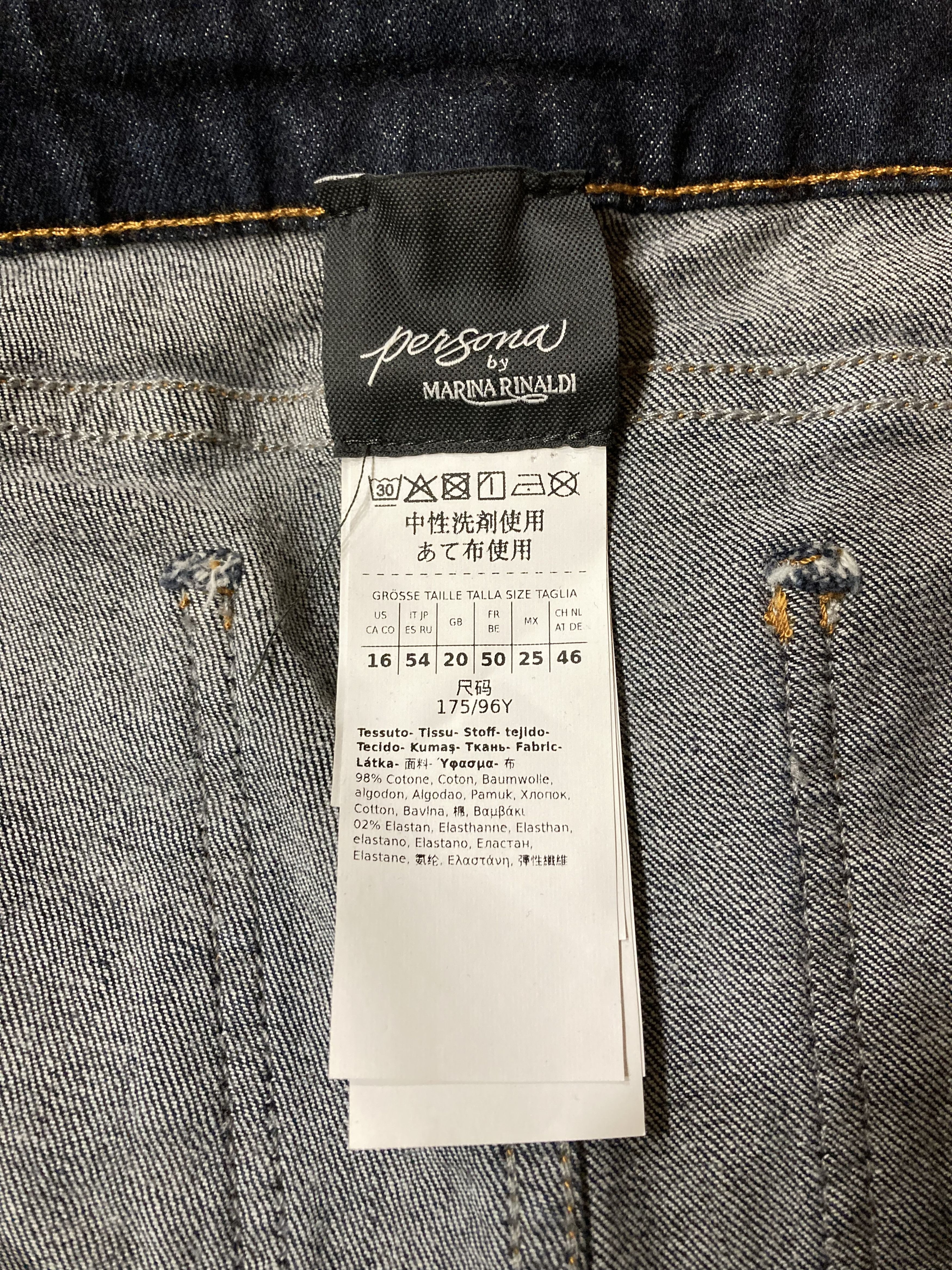 Marina Rinaldi PERSONA by Marina Rinaldi N.O.W line Jeans Size 38" / US 16 / IT 52 - 5 Thumbnail