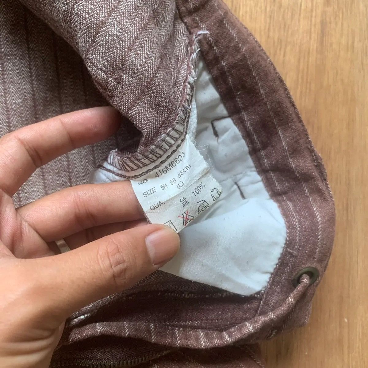 Beauty Beast 💥STEALS💥VIRGINVOYAGE JAPANESE 32x31 TROUSERS STRIPED PANTS Size US 32 / EU 48 - 9 Thumbnail