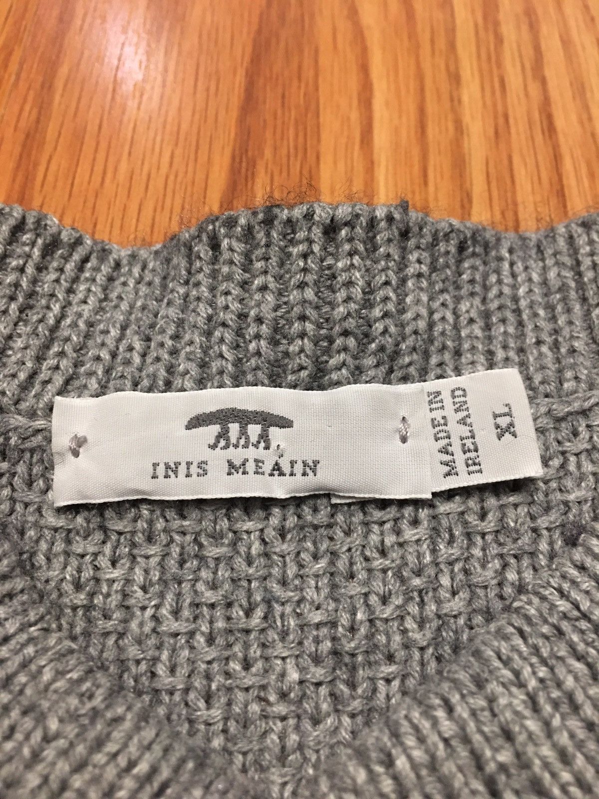 Inis Meain INIS MEAIN Grey Cotton Silk Knit Cardigan Sweater XL Size XL / US 12-14 / IT 48-50 - 12 Thumbnail